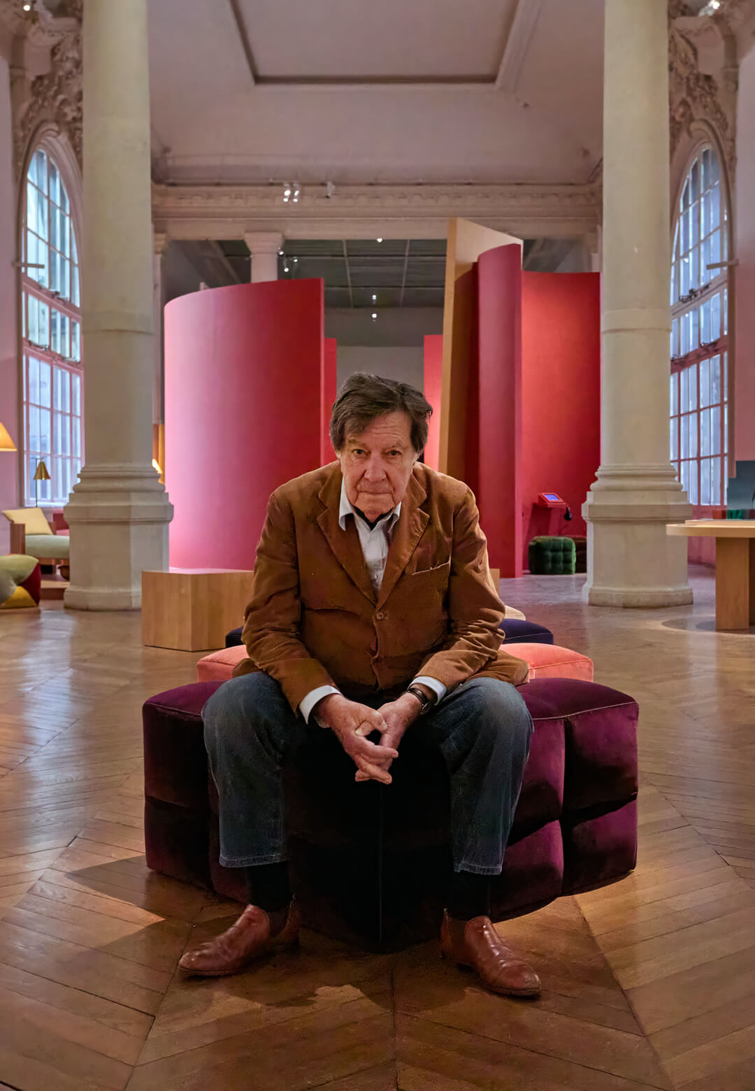 A portrait of French scenographer Richard Peduzzi from his exposition at Galerie des Gobelins, Paris | Perspective by Richard Peduzzi | STIRworld