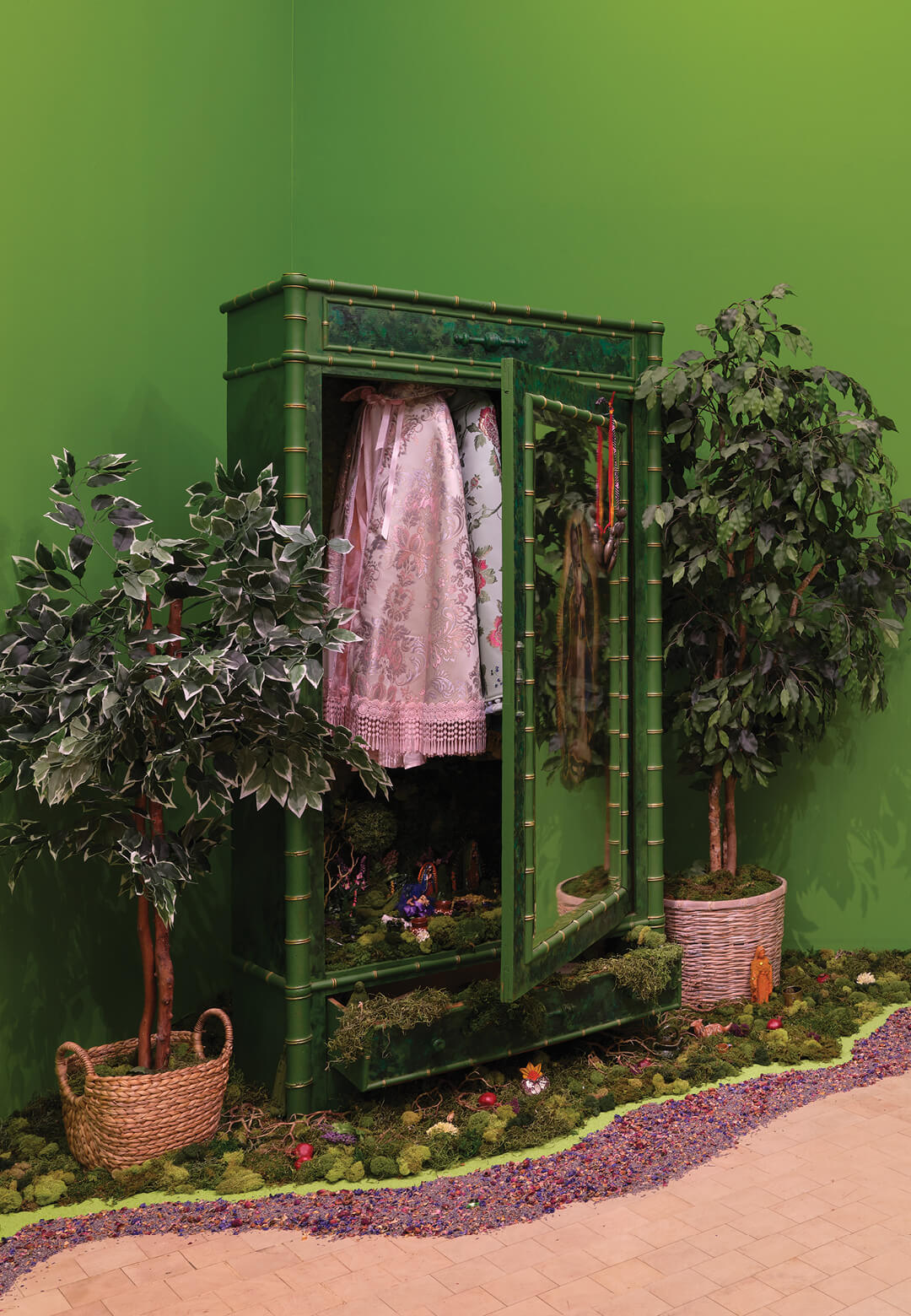 The Virgin's Garden, 1994/2022 in Venus Envy, Chapter II: The Harem and Other Enclosures, installation view of Amalia Mesa-Bains: Archaeology of Memory, 2024 | Amalia Mesa-Bains | STIRworld