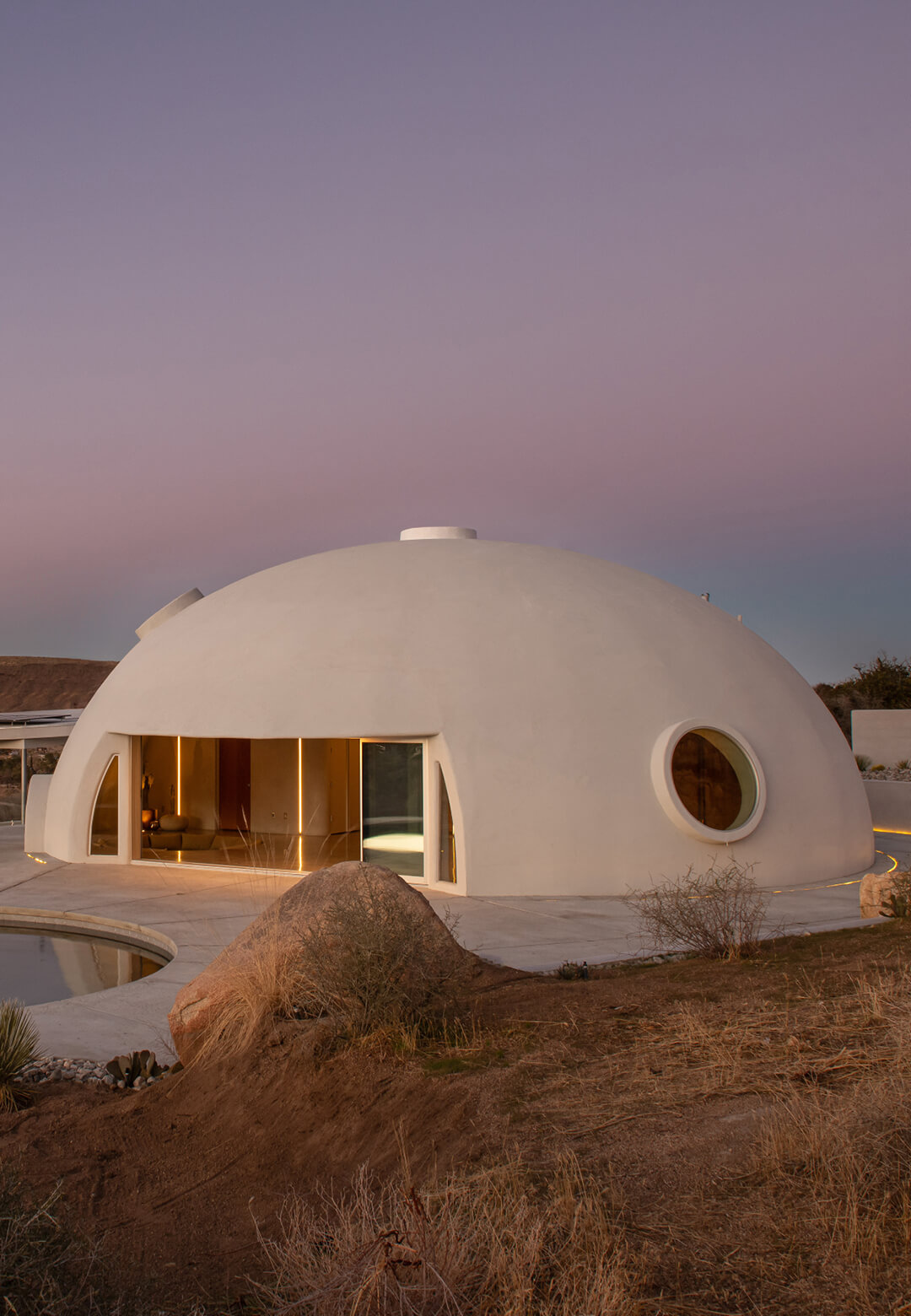 Anastasiya Dudik has designed and built a private residence named Hata Dome in the High Desert region of California | Hata Dome | Anastasiya Dudik | STIRworld
