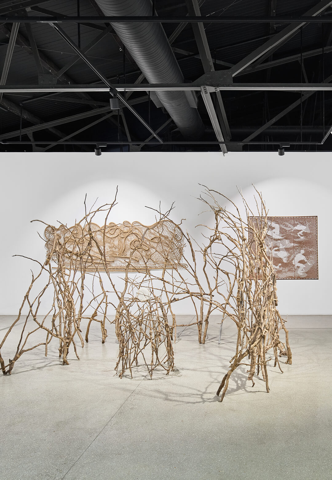 Installation view of &lsquo;The Townsfolk Whisper Your Name in Hushed Tones&rsquo;, Pierre Fouch&eacute;, on view at WHATIFTHEWORLD, 2026 | WHATIFTHEWORLD | Pierre Fouch&eacute; | STIRworld