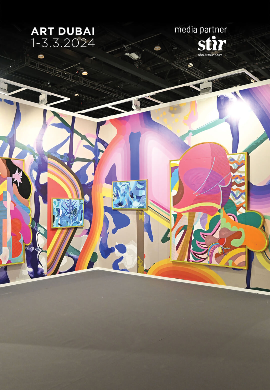 Assume Vivid Astro Focus (AVAF) on display with Baró Galeria in the Bawwaba section of Art Dubai 2024 | Bawwaba | Art Dubai | STIRworld