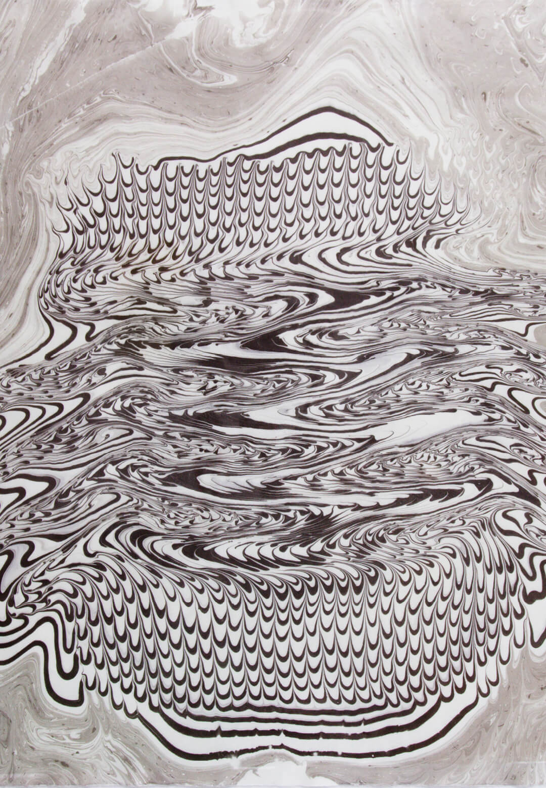 ‘Automated Suminagashi #1’, 2023 | Arnaud Pfeffer | Automated Suminagashi | STIRworld
