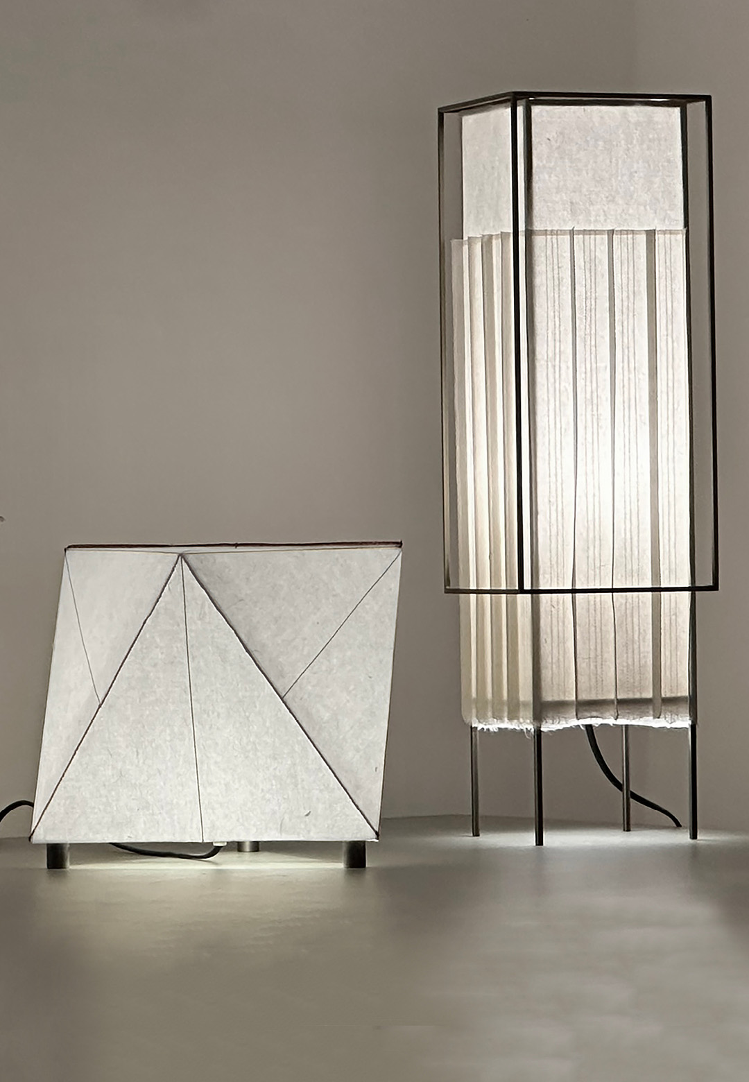 'biiit005', '006' and '001' from the &lsquo;biiit&rsquo; lamp collection by Bo Ah Kim of MANO Design Studio on display at 3daysofdesign 2026 | biiit | MANO Design Studio | STIRworld