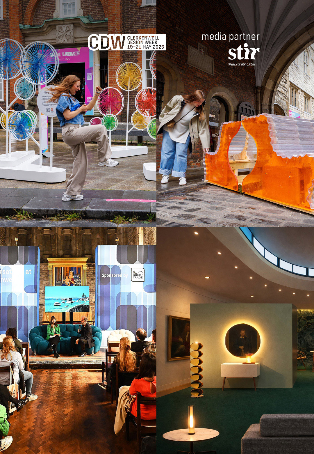 Clerkenwell Design Week returns to London for its landmark 15th edition with a series of immersive &lsquo;Design Interventions&rsquo; | Clerkenwell Design Week 2026 | STIRworld