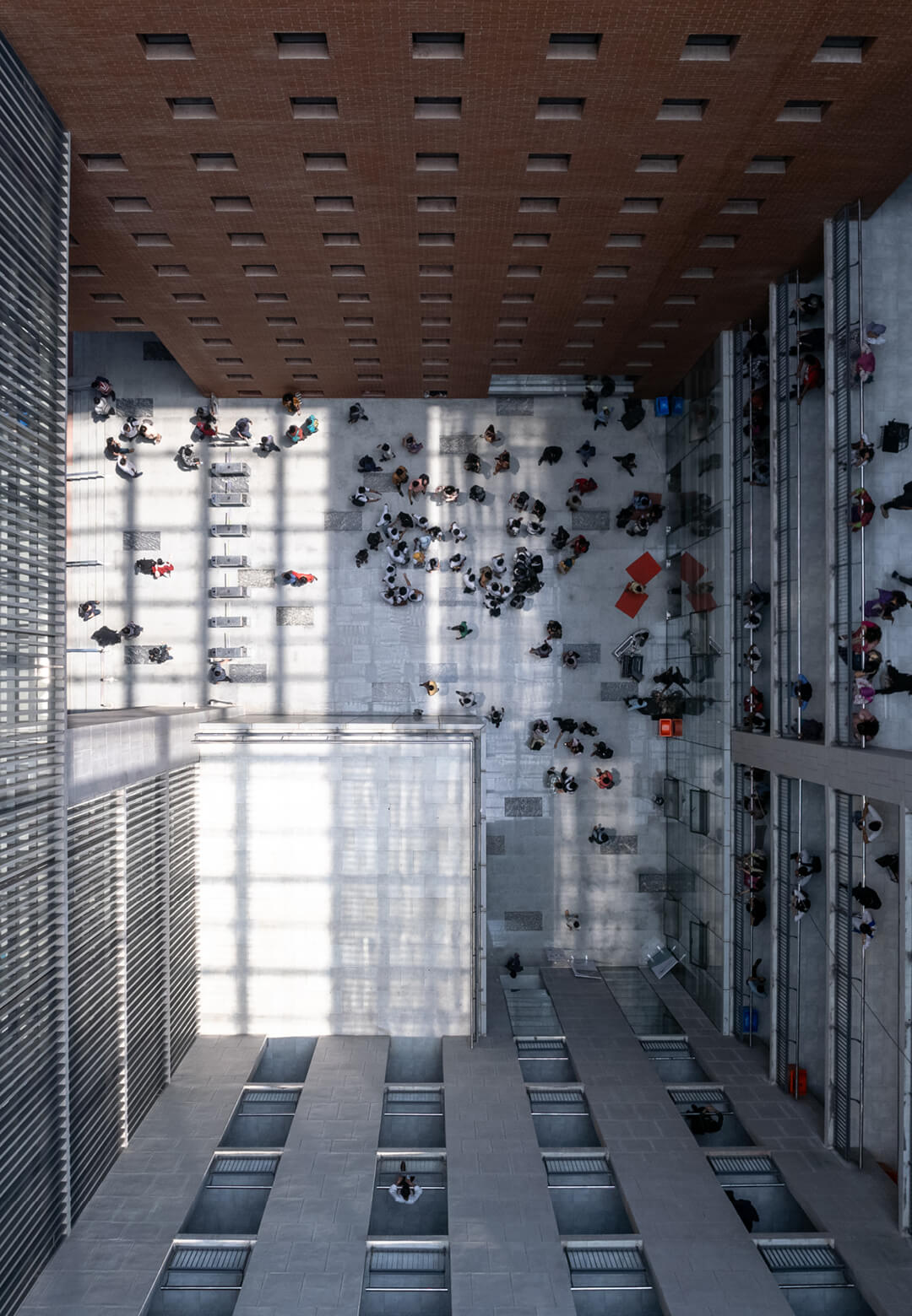 The central courtyard within South East University hosts informal interactions | South East University | Cubeinside | STIRworld