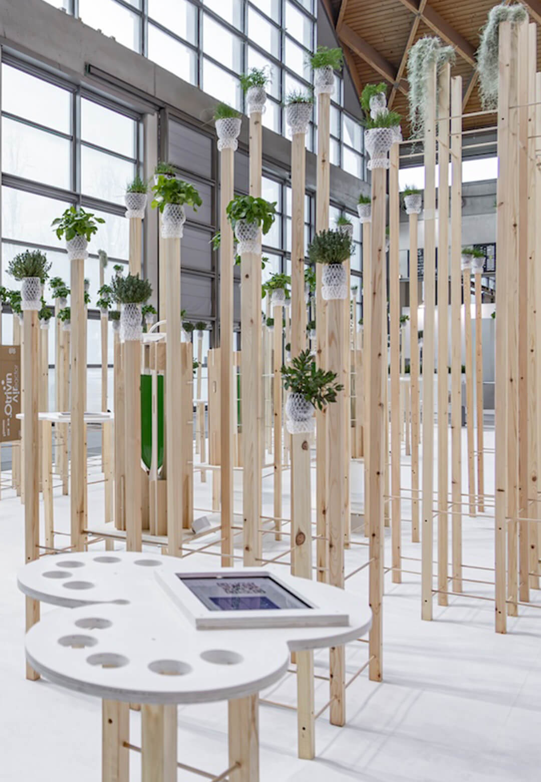 The ‘Glacial Drip’ installation, designed by British practice ecoLogicStudio, was a part of the ‘Taste of Tomorrow’ gelato pavilion at the SIGEP World food services expo | Glacial Drip | ecoLogicStudi