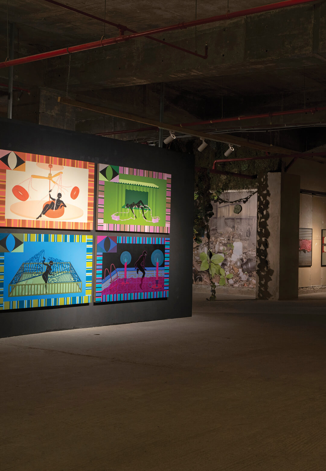 Installation view of Constellations Part 2: Figures in Webs and Ripples of Space displayed at Gallery 1957 | Constellations Part 2: Figures in Webs and Ripples of Space | Gallery 1957 | STIRworld