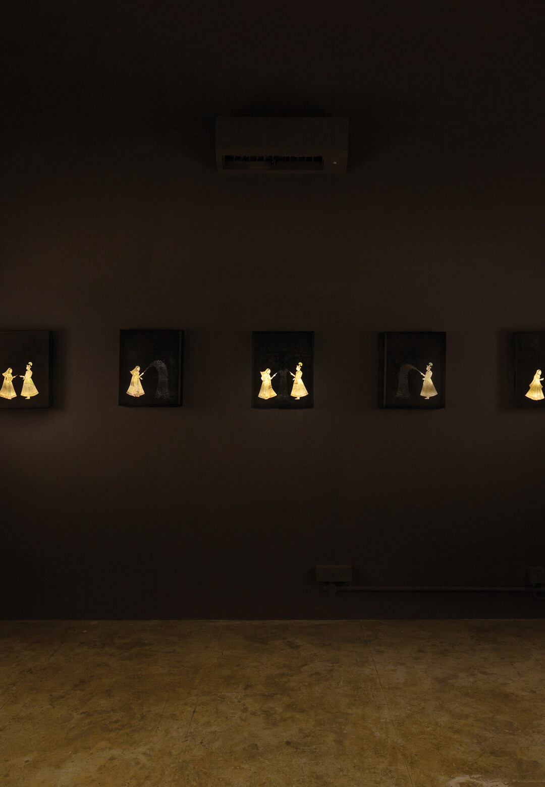 Exhibition view of artworks by Riyazuddin at PLAY: Experiments with Indian Miniatures | Exhibition design | STIRworld
