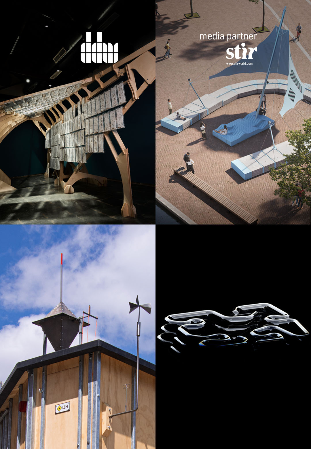 Past. Present. Possible: DDW 2025 invites visitors to explore design through projects like Sonic Maze, City at Seal level, Umbra Pavilion, IZH and Factory 5.0| Dutch Design Week 2025 | Miriam van der