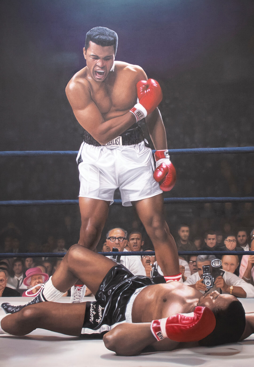 In the Middle Of The Ring Series 1, 2023, Oil on canvas, Alican Leblebici | STIRworld