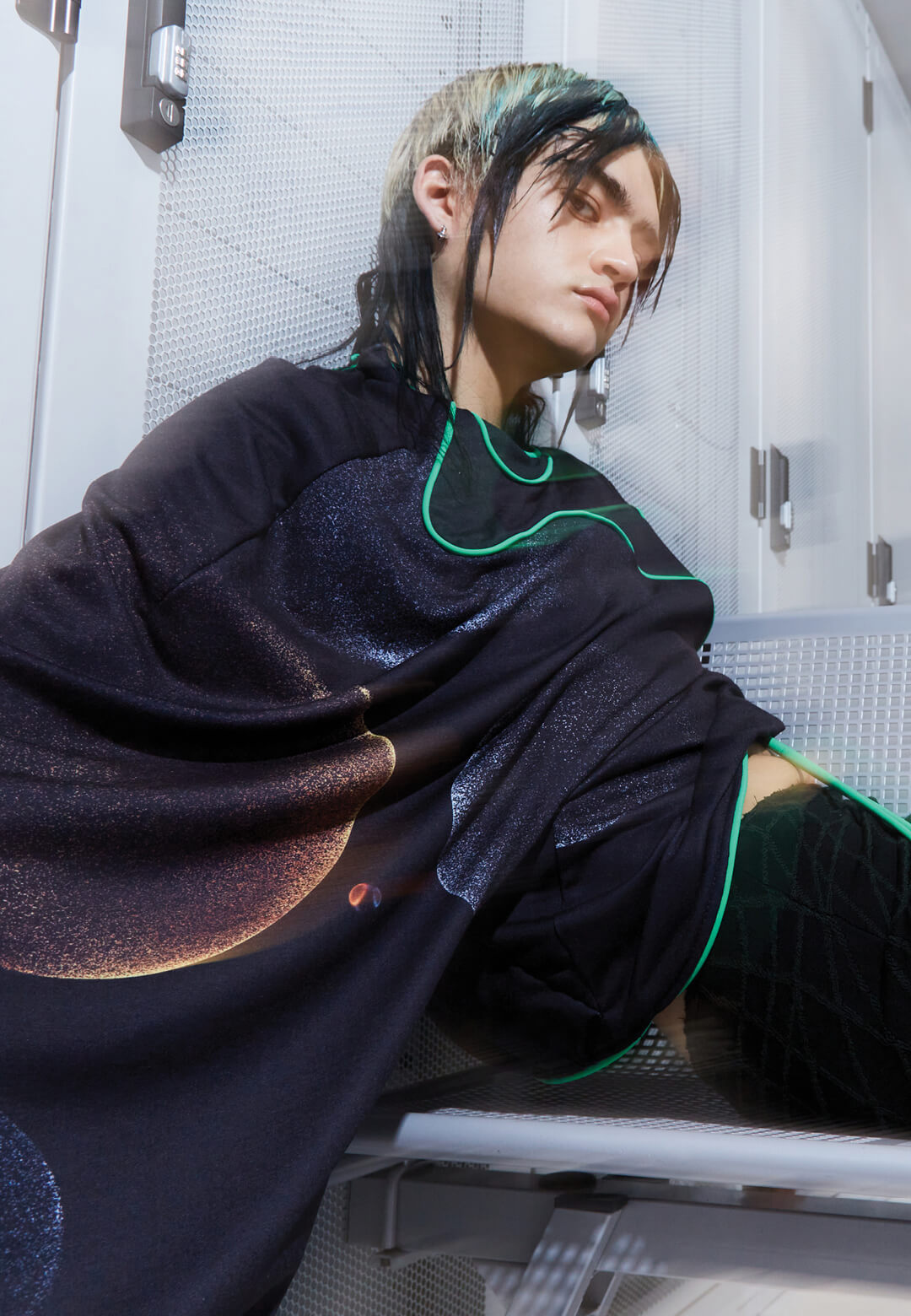 ‘IT Pieces: Cegeka’, makeup by Jessica Nzeyimana Van Geersom, IT Pieces and Flora Miranda, 2023| ROUTER | STIRworld