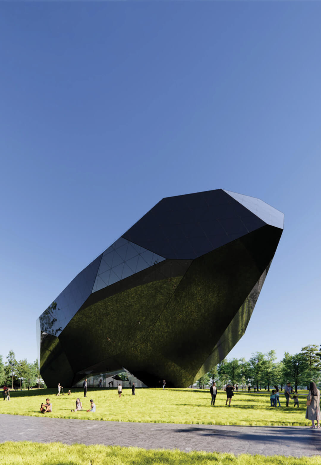 A futuristic marvel: The Space Crystals museum|Space Crystal and Sea Square| Open Architecture| STIRworld