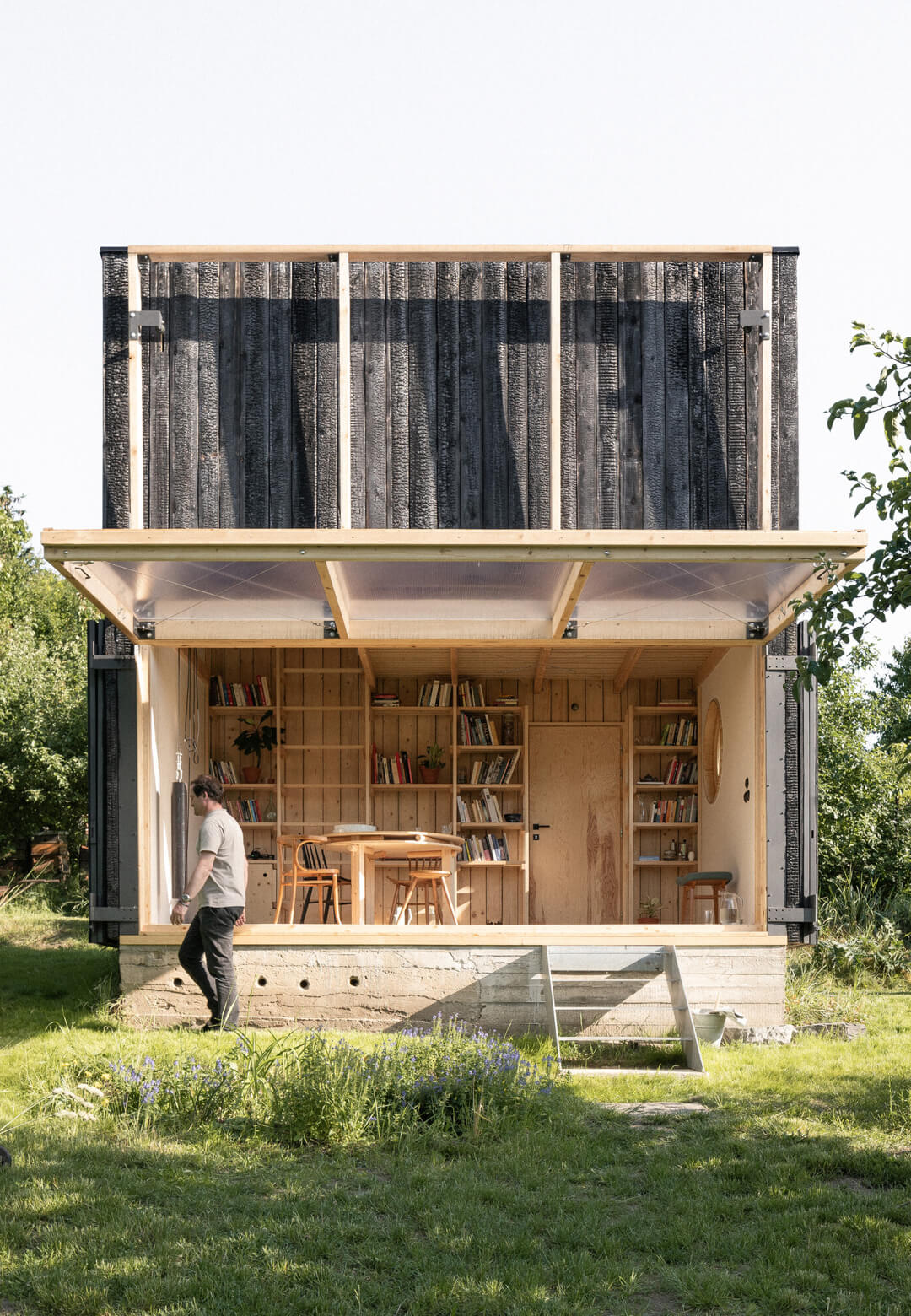 Prague-based BYRÓ architekti designs a pavilion amidst a mature garden for clients that love the outdoors | Garden Pavilion | BYRÓ architekti | STIRworld