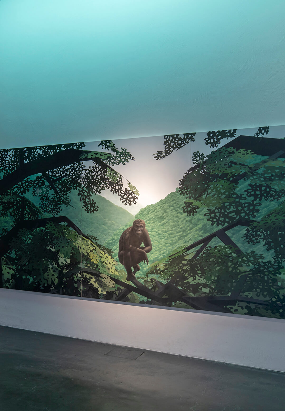 Exhibition view of ‘Milky Way Tour’, focusing ‘Beekeepers I’ (2023), ‘Sahelanthropus tchadensis’ (2015), 2024 | Milky Way Tour | Erno Enkenberg | STIRworld