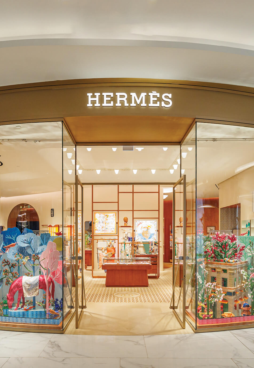 Hermès’new showroom in Jio World Plaza | Hermes | STIRworld