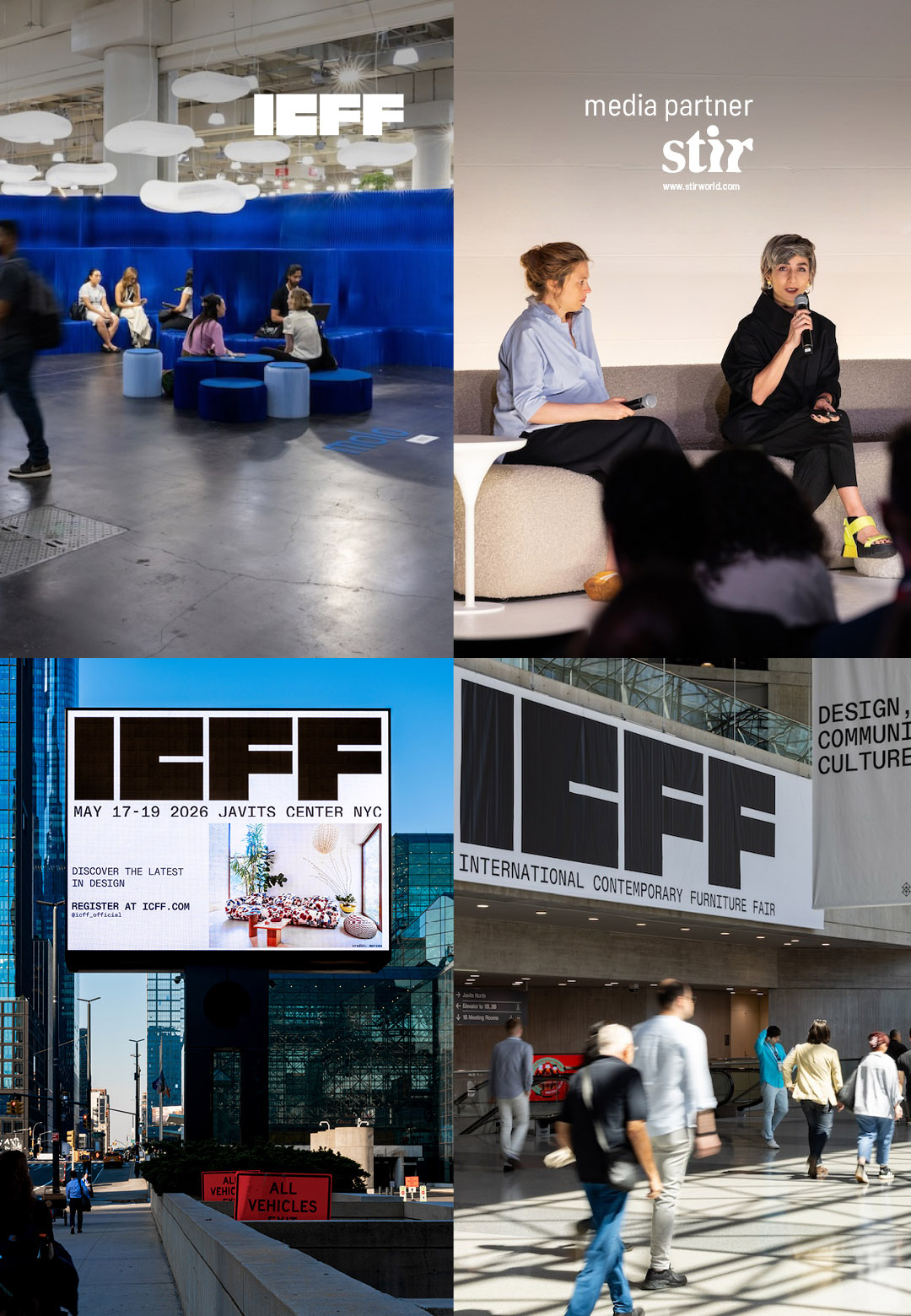 ICFF 2026 returns to Javits Center with the theme &lsquo;Common Ground: A Global Dialogue on Design and Shared Values&rsquo; | International Contemporary Furniture Fair | STIRworld