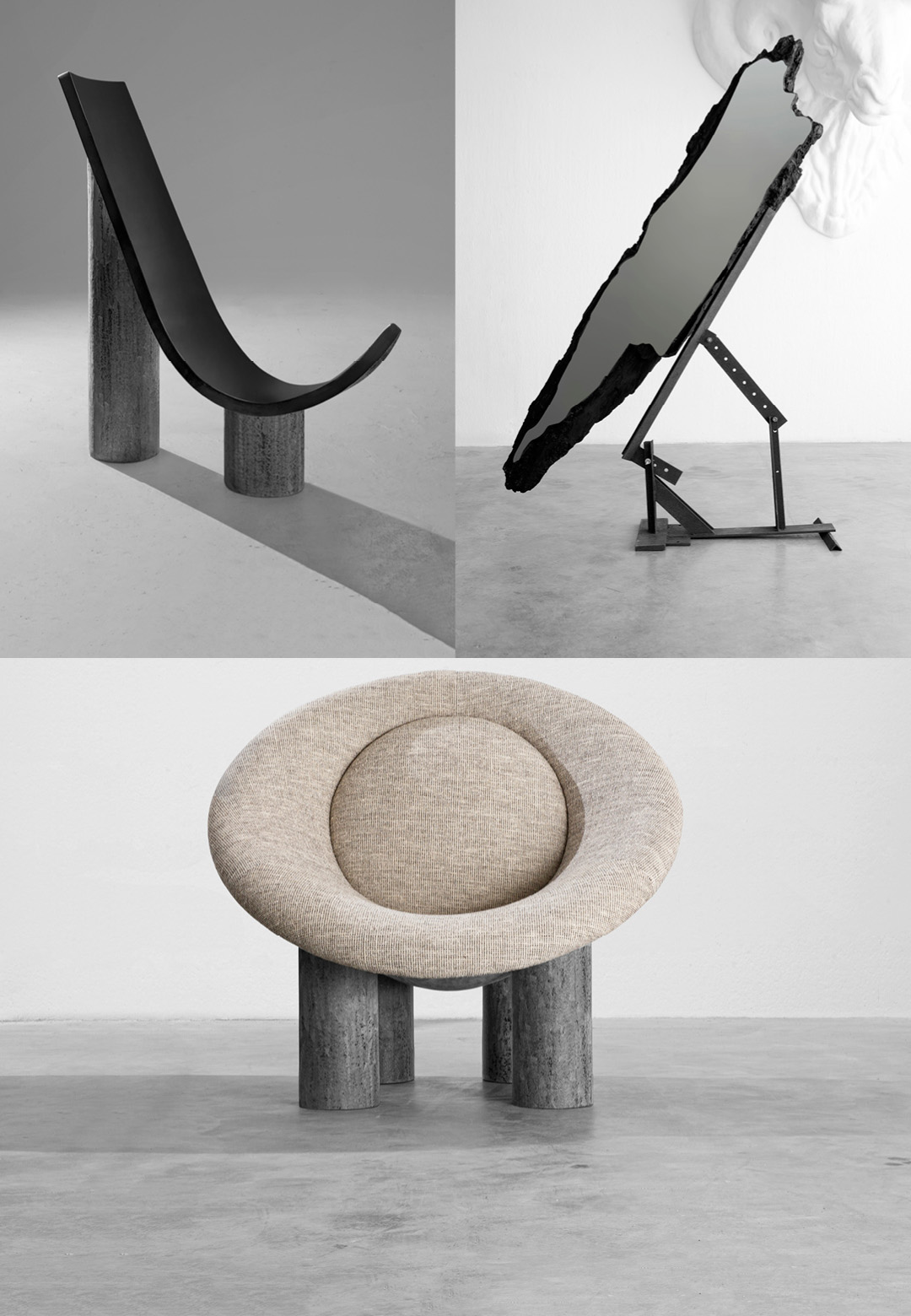 ‘Matau’, ‘Phil’ and ‘Uruk’ designed by Verter Turroni for the ‘Vestigia’ collection | Vestigia | Imperfettolab | STIRworld