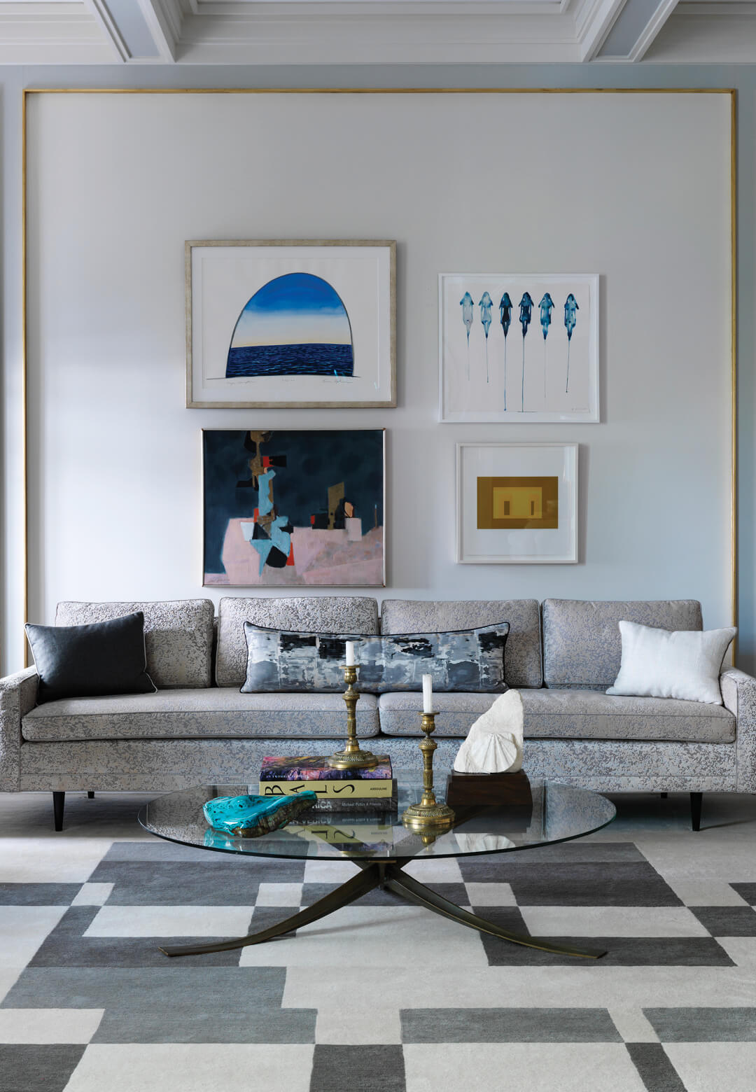 Living area within the 5th Avenue apartment designed by Jean-Louis Deniot | 5th Avenue townhouse | Jean-Louis Deniot | STIRworld