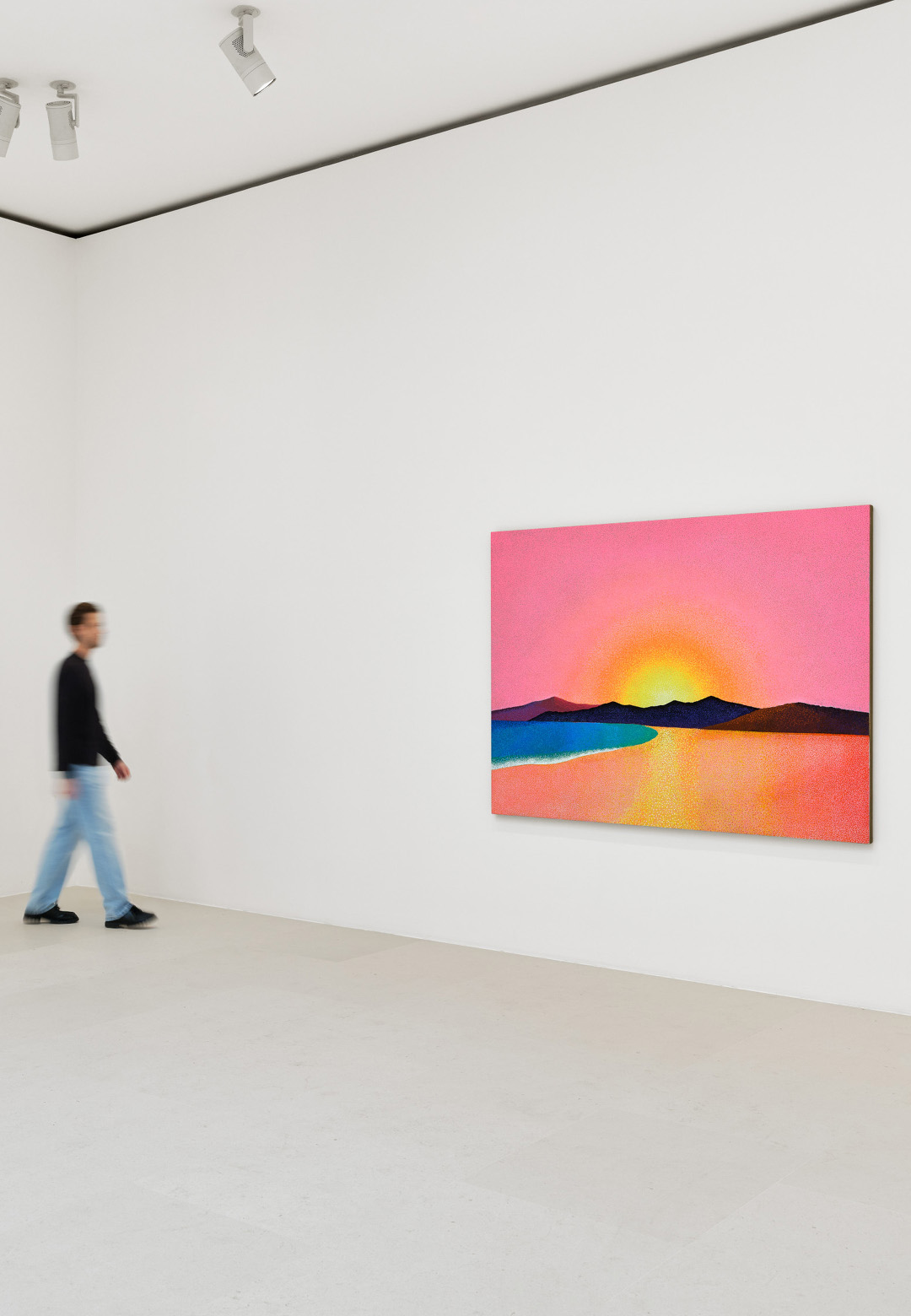 Installation view of &lsquo;Waterfall&rsquo;, 2026, Jennifer Guidi, on view at Gagosian, Paris, 2026 | Waterfall | Gagosian | Jennifer Guidi | STIRworld