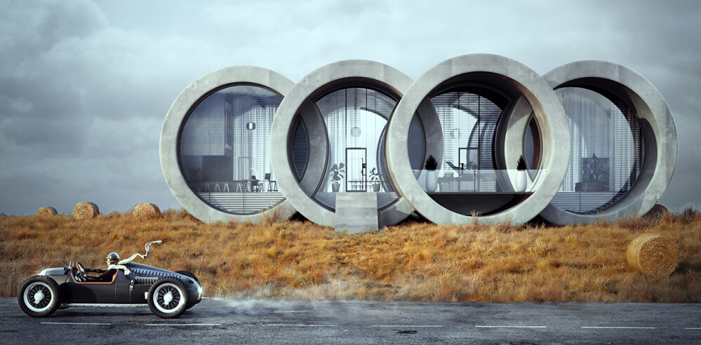 Karina Wiciak of Wamhouse studio imagines iconic brand logos as houses