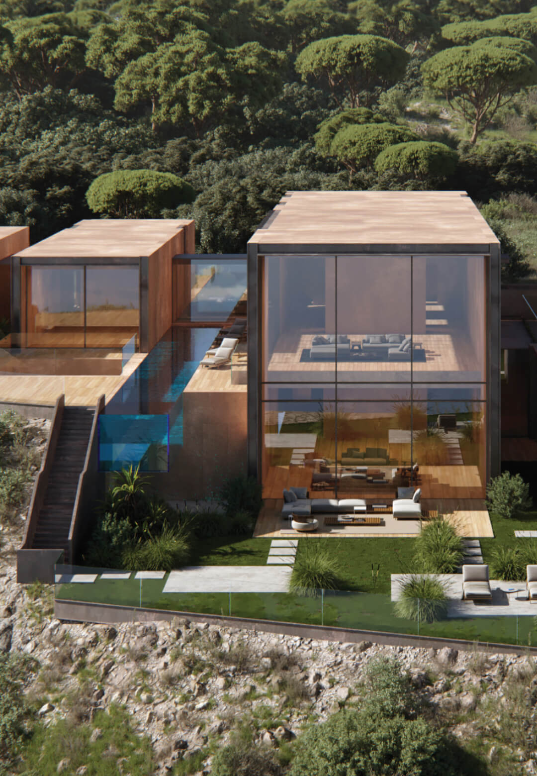 The Hidden House is a residential villa that attempts to harmonise architectural identity and natural context | Hidden House | Kerimov Architects | STIRworld