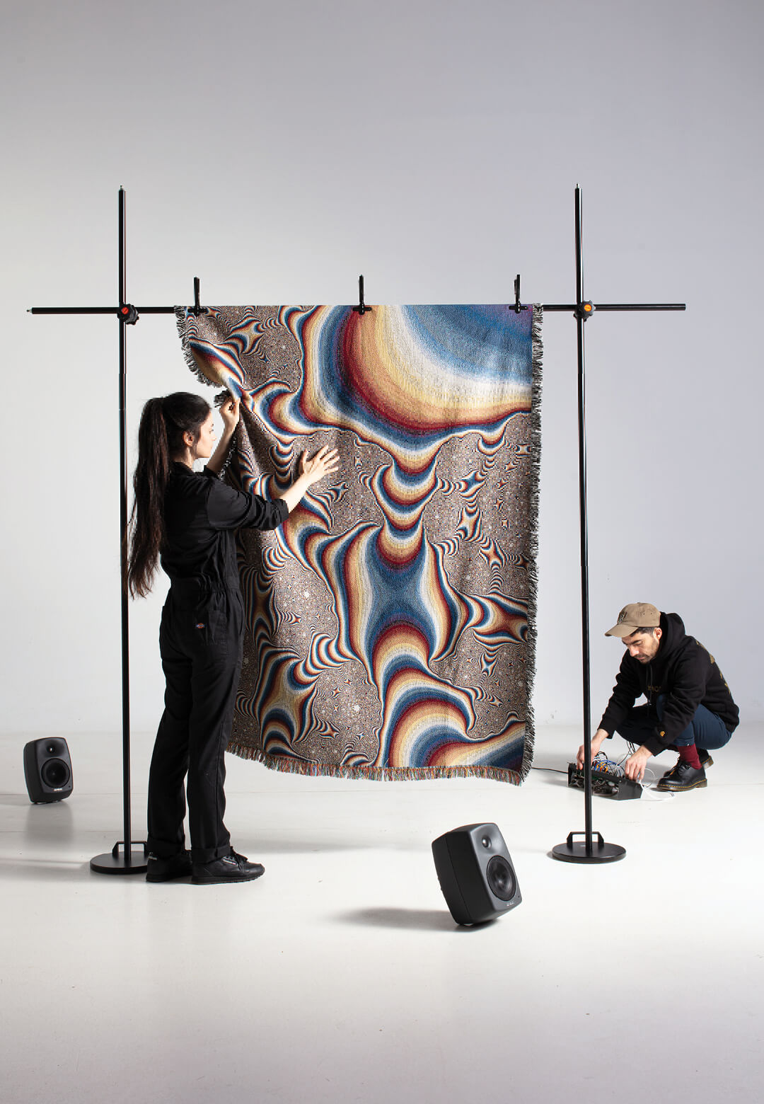 Hungary-based artist duo EJTech work with augmented textiles, probing the relationship between technology and humans | Dung Dkar Cloak | EJTech | Hungary | STIRworld