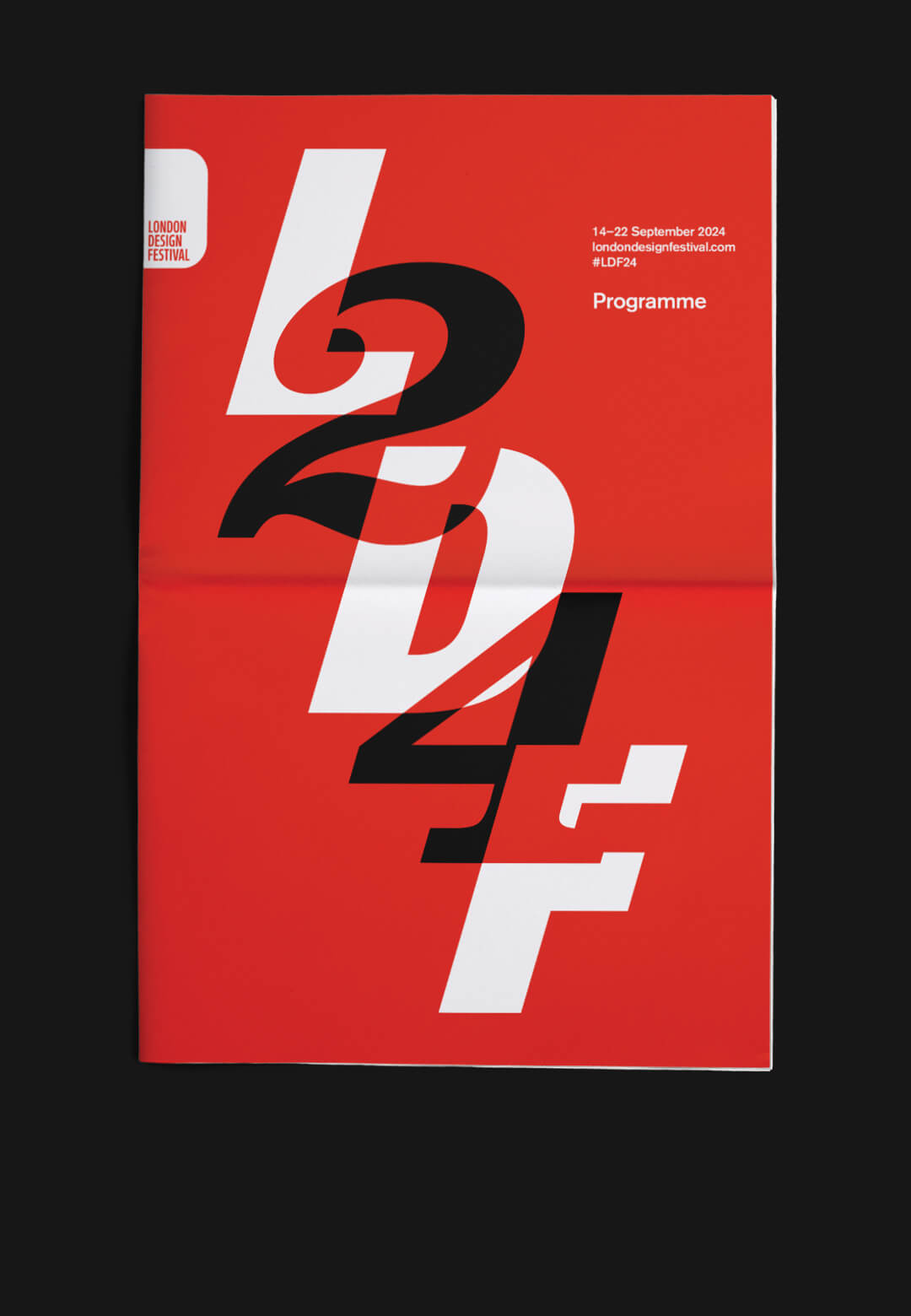 Duality in contrast: The interplay of black, white and red defines this year’s festival identity|Pentagram| London Design Festival | STIRworld