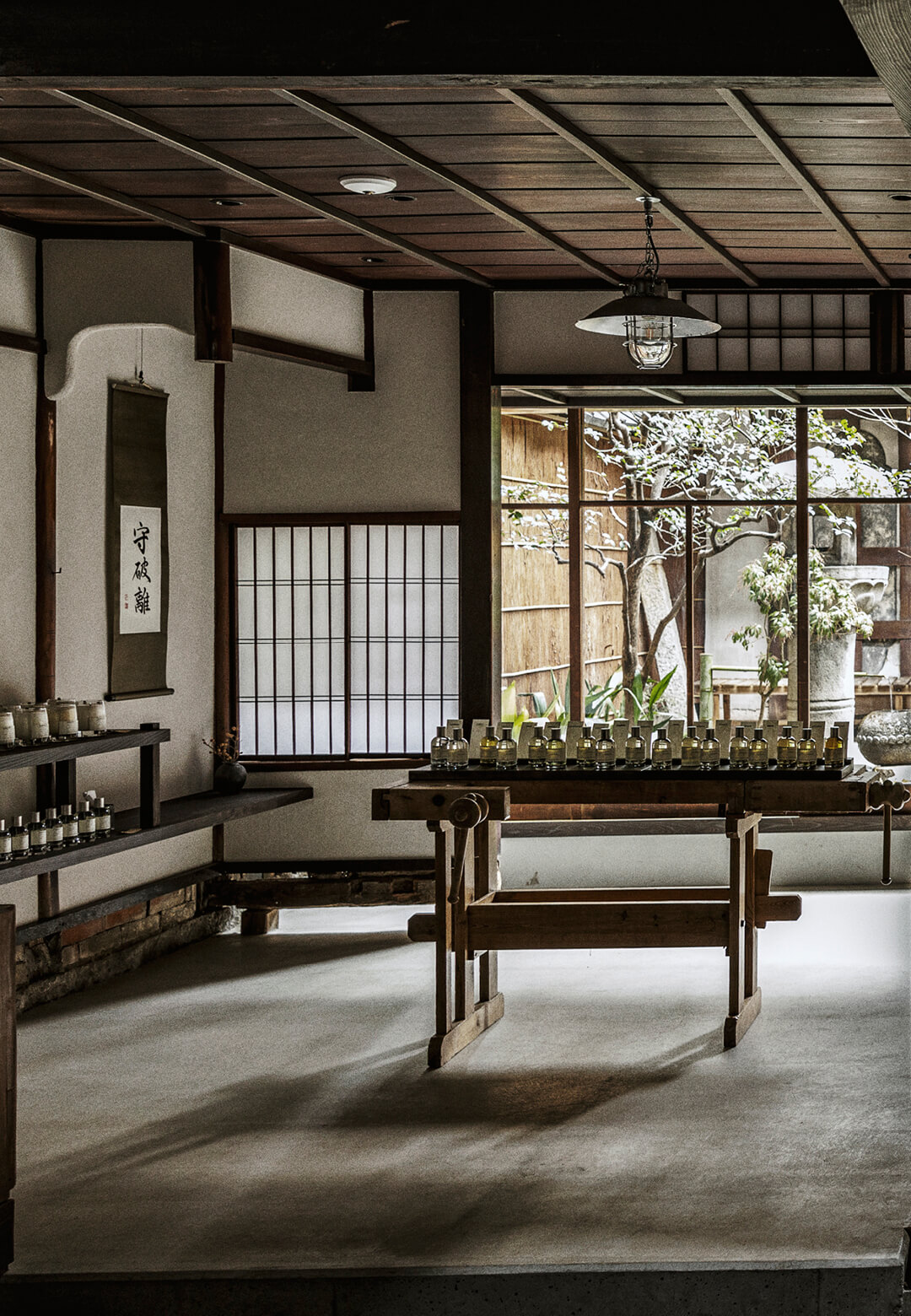 Schemata Architects integrate the visual identity of fragrance brand Le Labo with an over a century old townhouse through the concept of wabi-sabi | Le Labo Kyoto | Schemata Architects | STIRworld