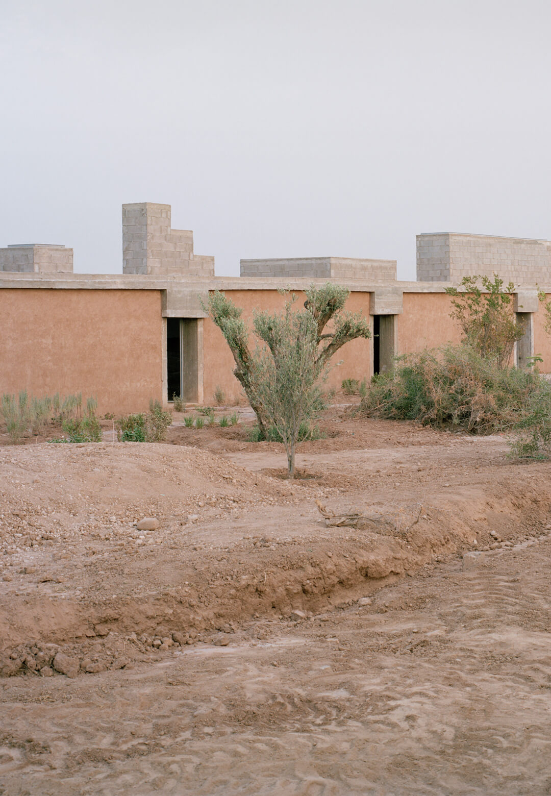 Dar El Farina utilises rammed earth construction in its design | Dar El Farina | Leopold Banchini Architects | STIRworld