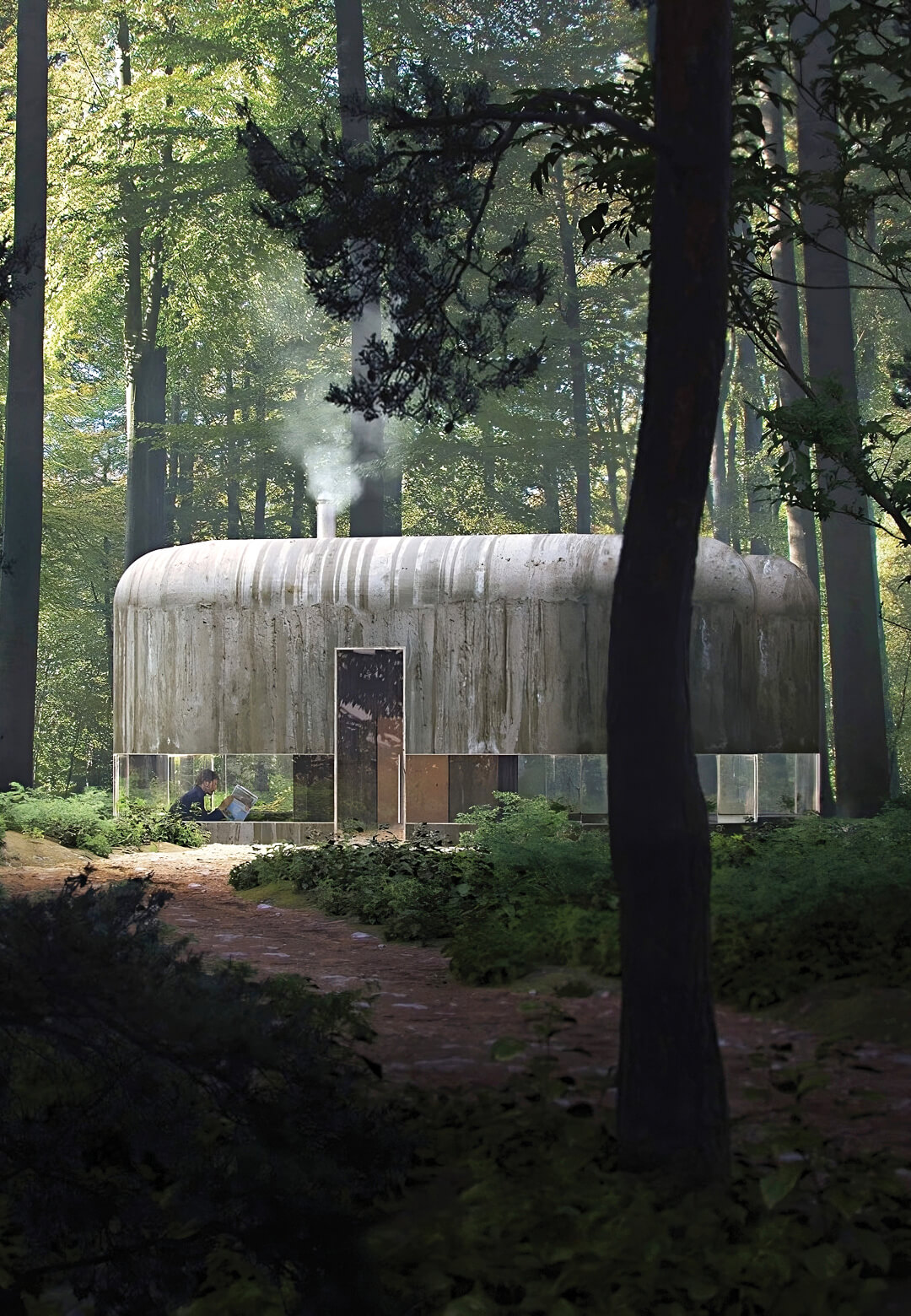 Lasovsky Johansson Architects reimagine wartime bunkers as livable spaces| Bunker V37 | Lasovsky Johansson Architects | Czech Republic | STIRworld