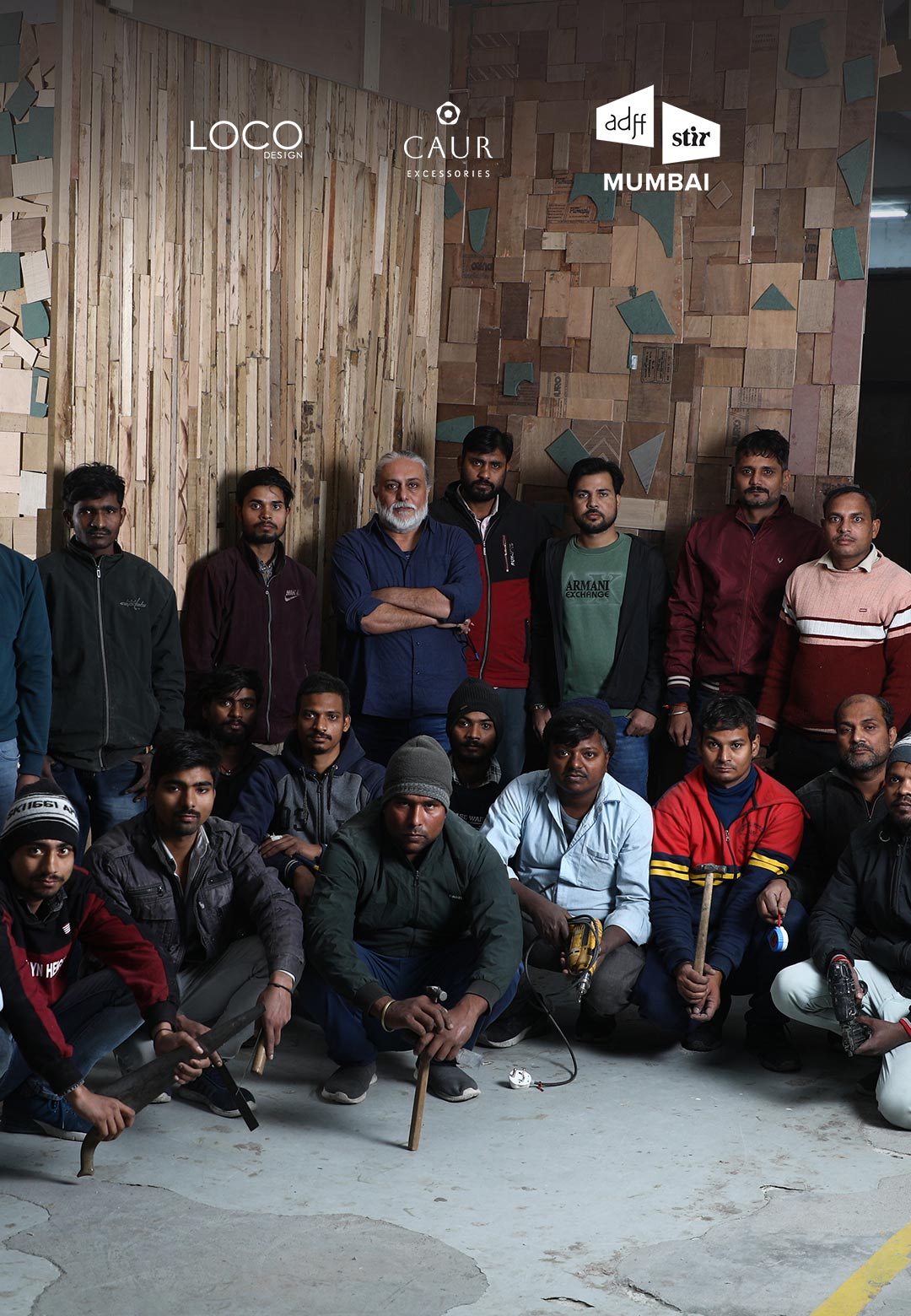 Parminder Pal Singh with the larger team behind ‘Conserve’ | Conserve | LOCO Design and Caur | STIRworld