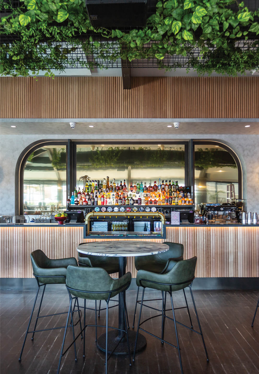 The Joker and Thief bar and restaurant in Terrigal oceanfront, Australia | The Joker and Thief by Fabric Architecture in collaboration with Studio Highfield  | STIRworld