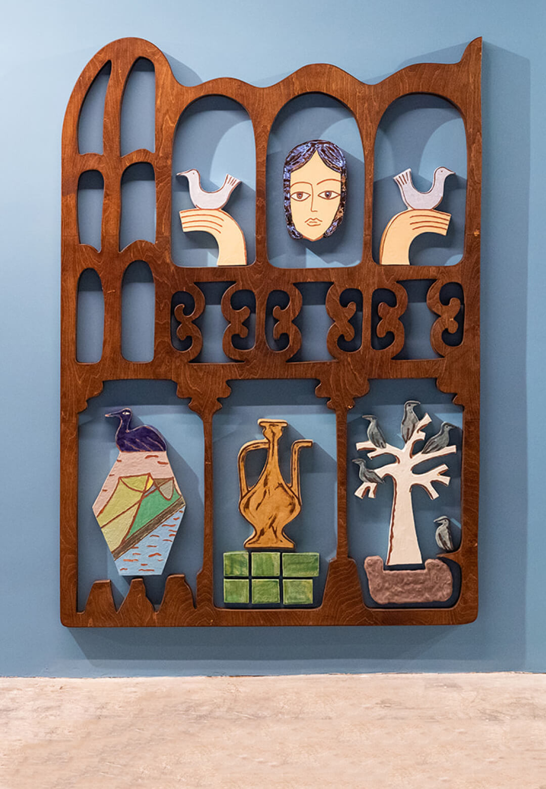 One of Yousif’s works inspired by the ‘shanasheel’, 2024 | Riverbend | Maryam Yousif | STIRworld