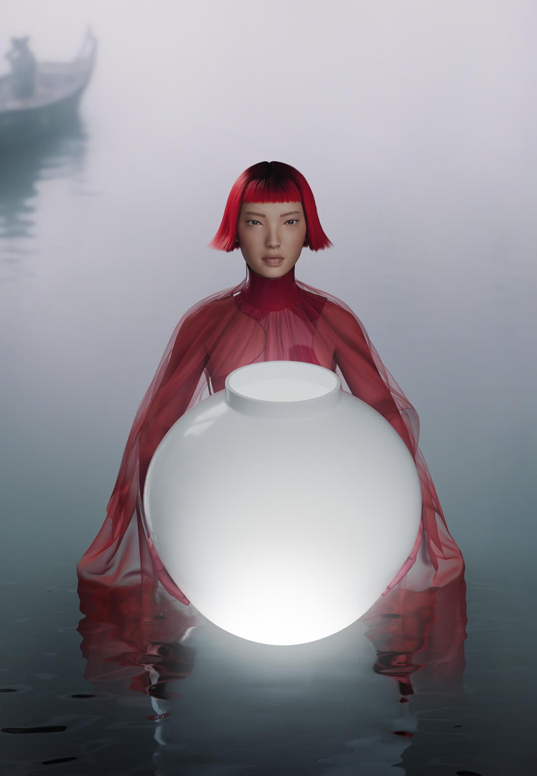 'The Red Prayer of Park Young Sook’s Moon Jar II', 2023 | Genesis Kai | Asia Now| STIRworld