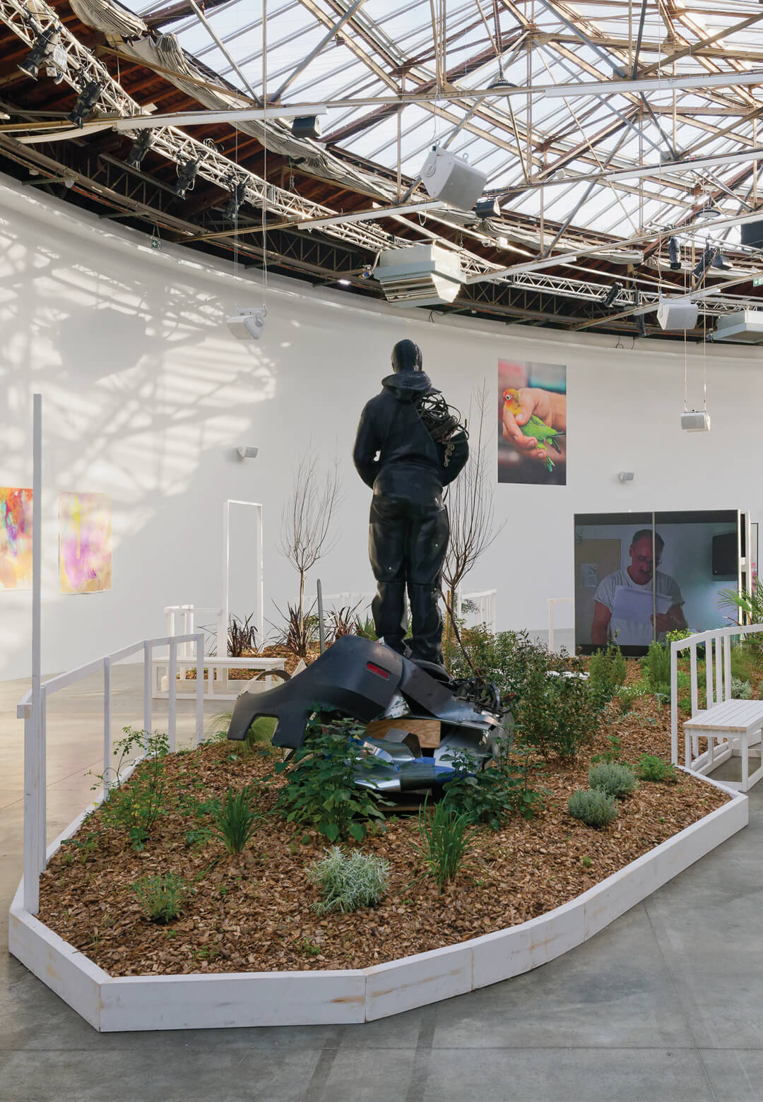 Exhibition view of SIGNAL, 2024, Palais de Tokyo, Mohamed Bourouissa | SIGNAL| Palais de Tokyo | STIRworld