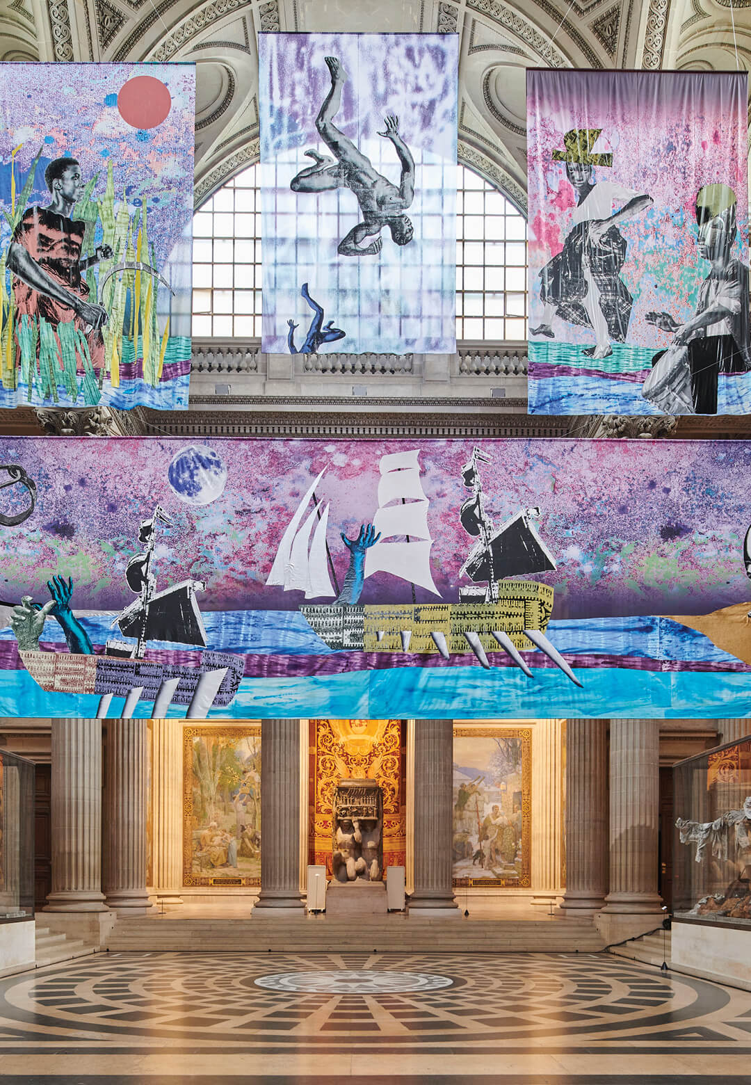 Installation view of We Could Be Heroes, 2023, Raphaël Barontini | STIRworld