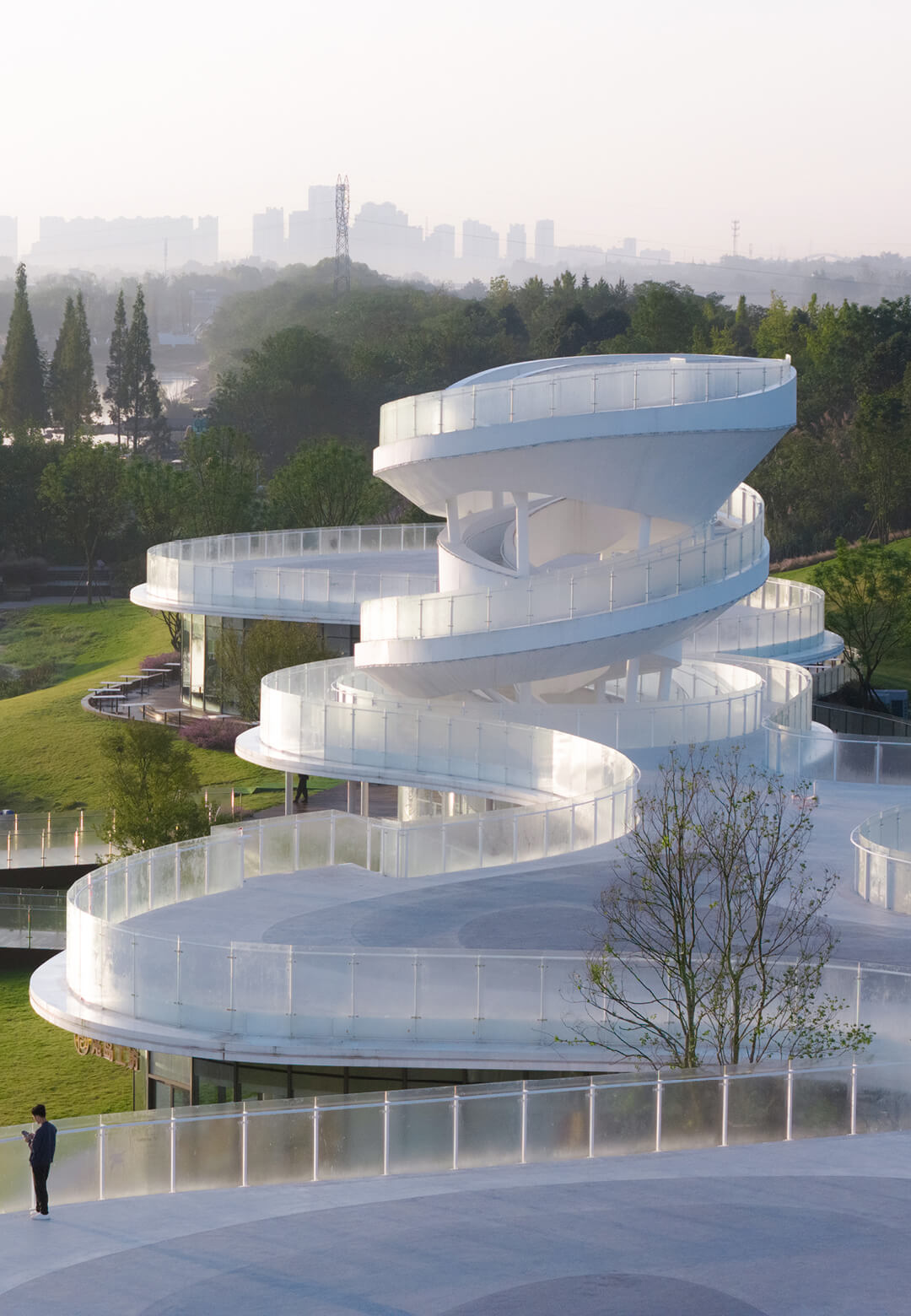 Lujiatan Wetland Park Commercial Service Centre, China by MUDA-Architects | Lujiatan Wetland Park Commercial Service Centre | MUDA-Architects | STIRworld