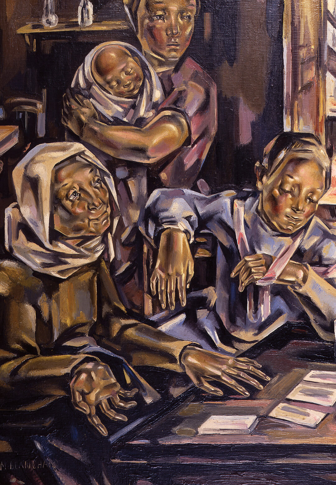 ‘The Fortune-Teller’, oil on canvas, 1924-1925, María Blanchard | María Blanchard. A Painter in Spite of Cubism | STIRworld