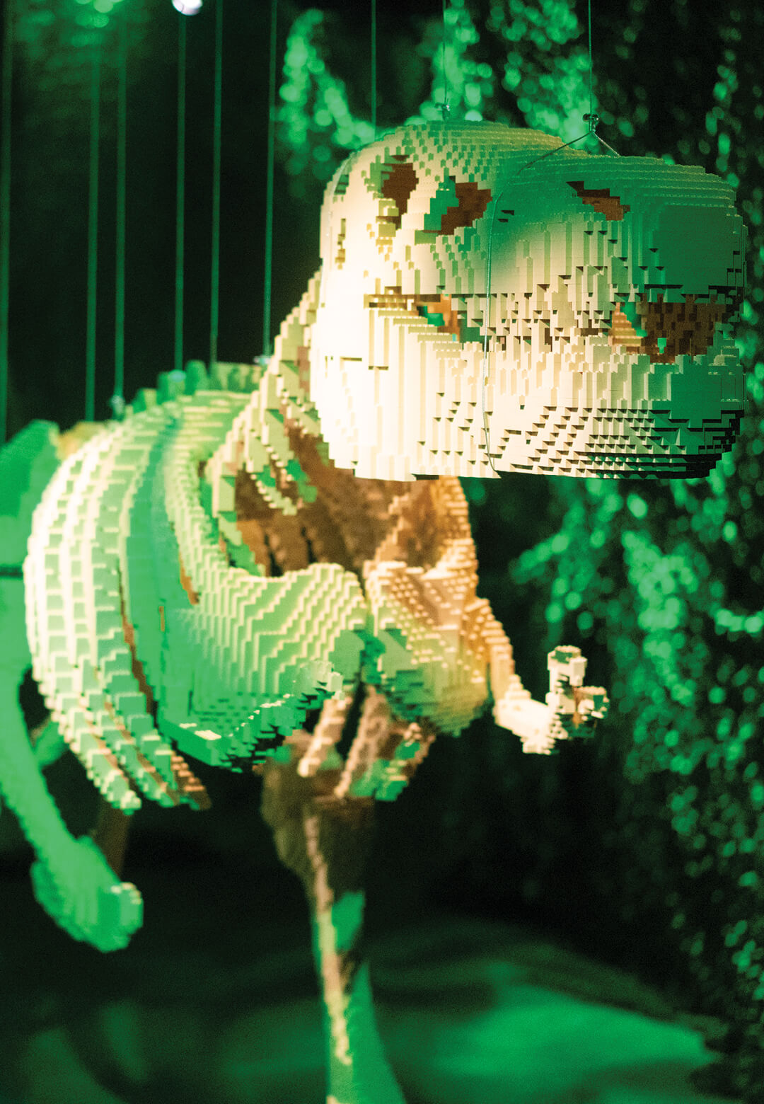 ‘Dinosaur Skeleton’, LEGO® bricks, 2011 | Art of the Brick | Nathan Sawaya | STIRworld