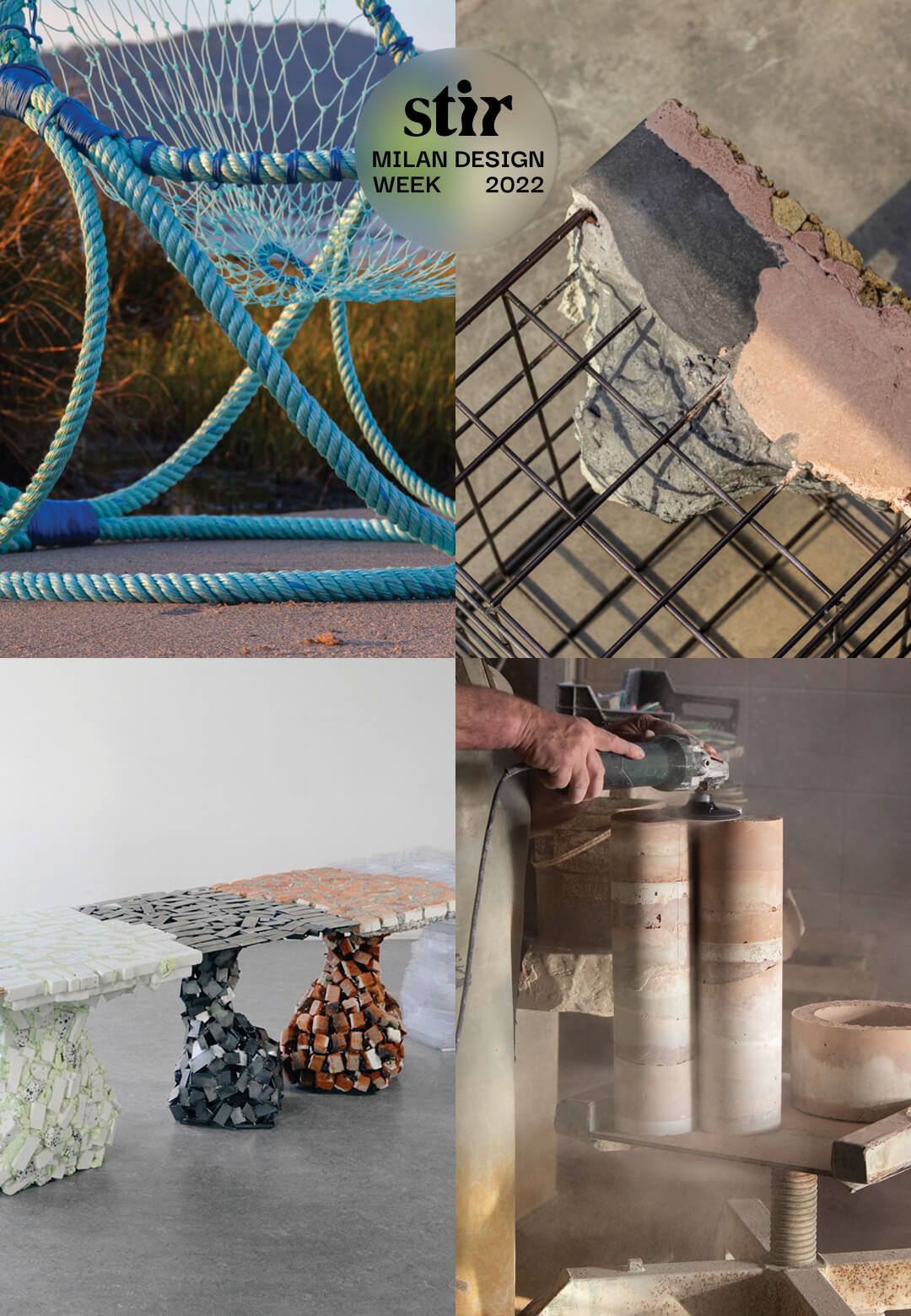 A few products to be displayed at the exhibition No Space for Waste within the Isola Design district | Milan Design Week | STIRworld