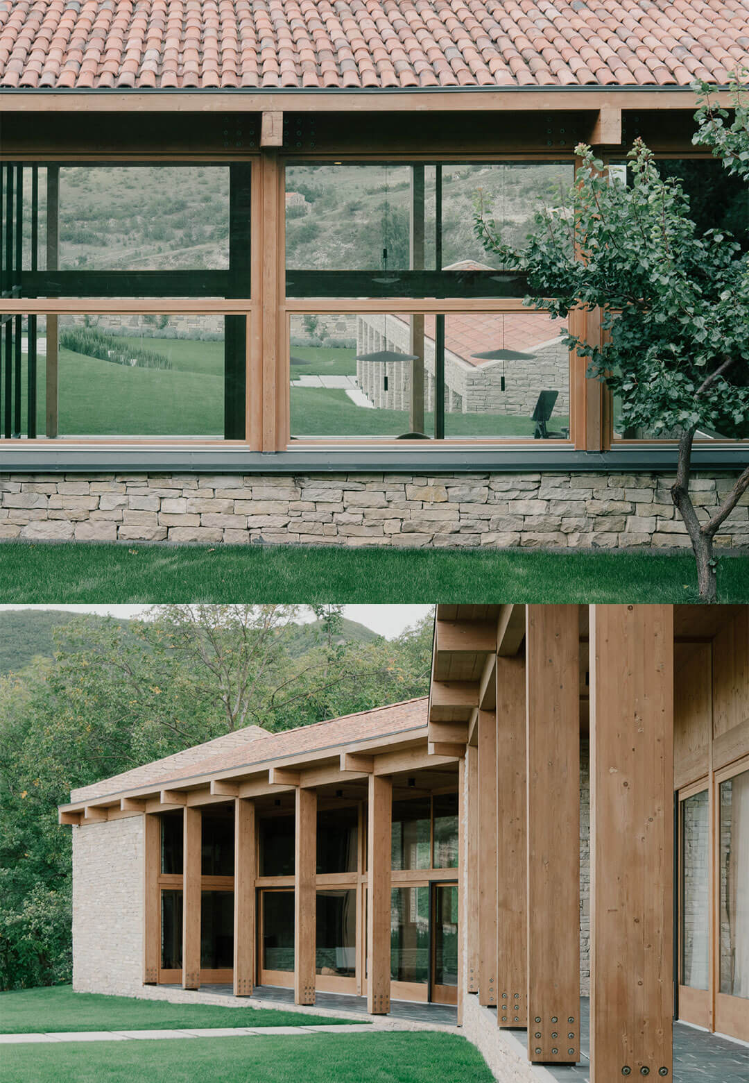NS STUDIO Architecture & Design’s Private House in Tvaladi has expansive interiors and is well connected with the surrounding landscape | Private House in Tvaladi | NS STUDIO Architecture & Design | S