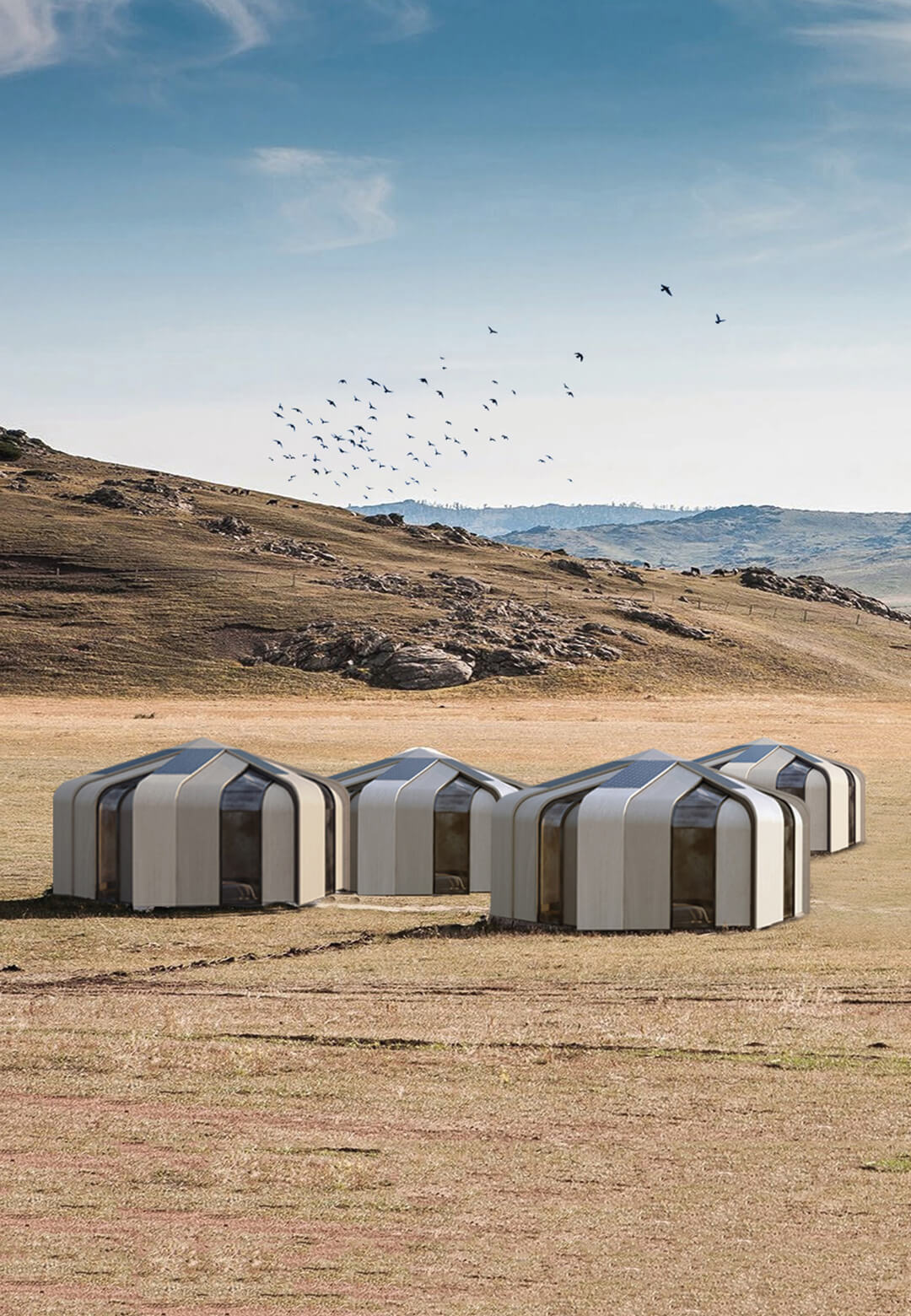 Modern Kazakh yurts in the steppe | Modern Kazakh Yurts | Nurgissa Architects | STIRworld