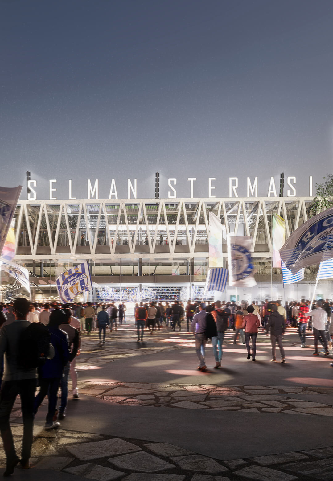 OMA’s proposal for Selman Stërmasi Stadium encapsulates multi-use spaces | Selman Stërmasi Stadium | OMA and David Gianotten | STIRworld
