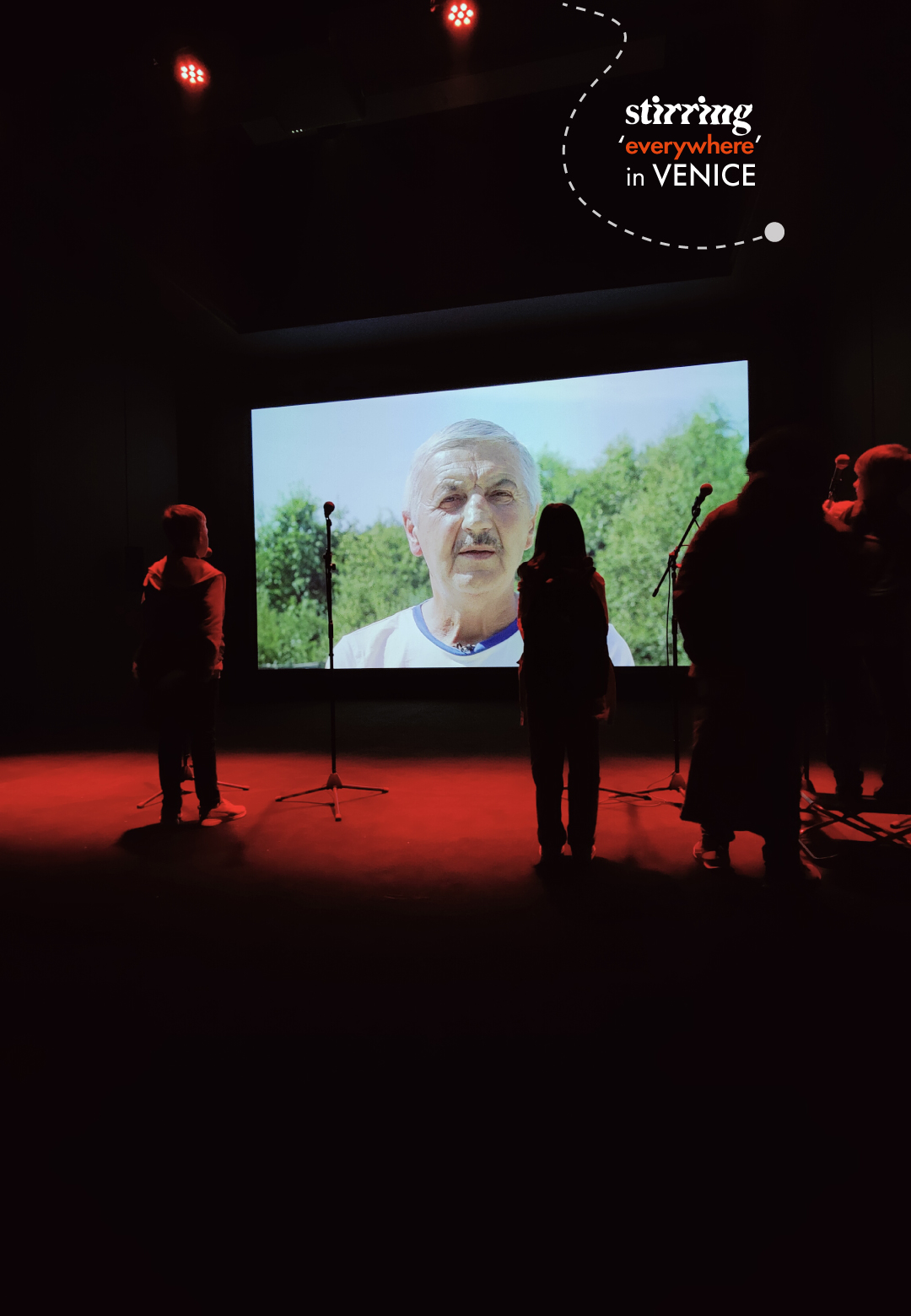 From left to right: installation view of Exposition Coloniale at Serbia Pavilion, Shifting Sands: A Battle Song at Saudi Arabia Pavilion and Repeat After Me II at Poland Pavilion, 60th Venice Biennale