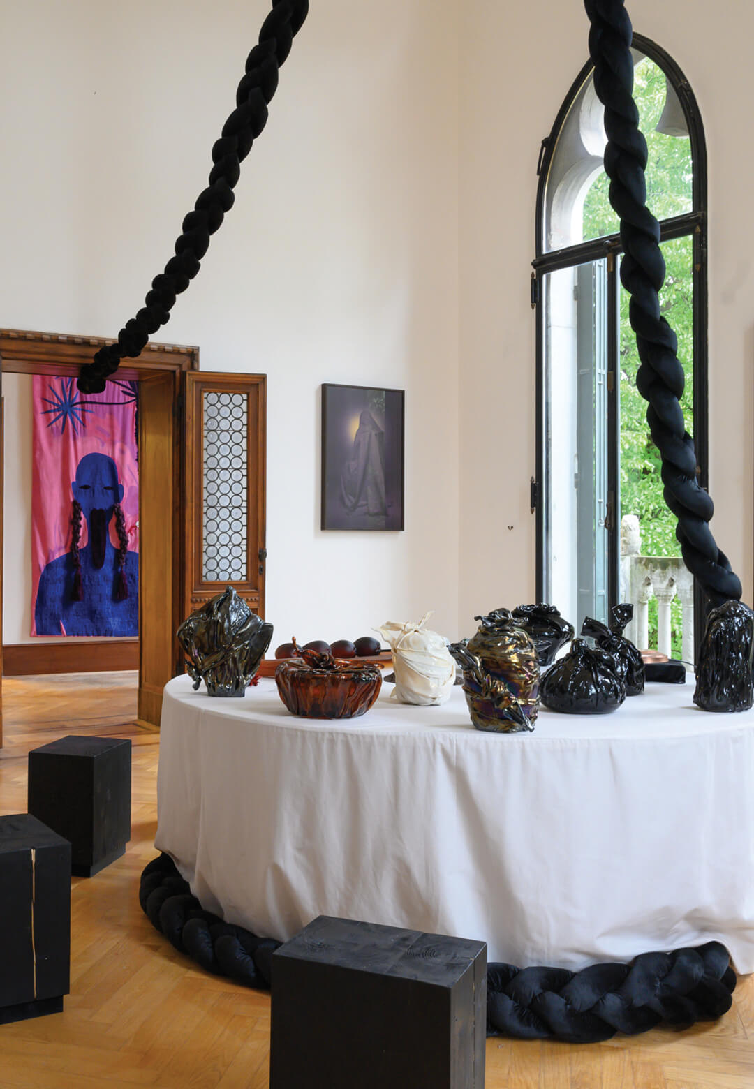 Installation view of Welcome! A Palazzo for Immigrants, 2024, Osman Yousefzada |Palazzo Franchetti | Welcome! A Palazzo for Immigrants | STIRworld