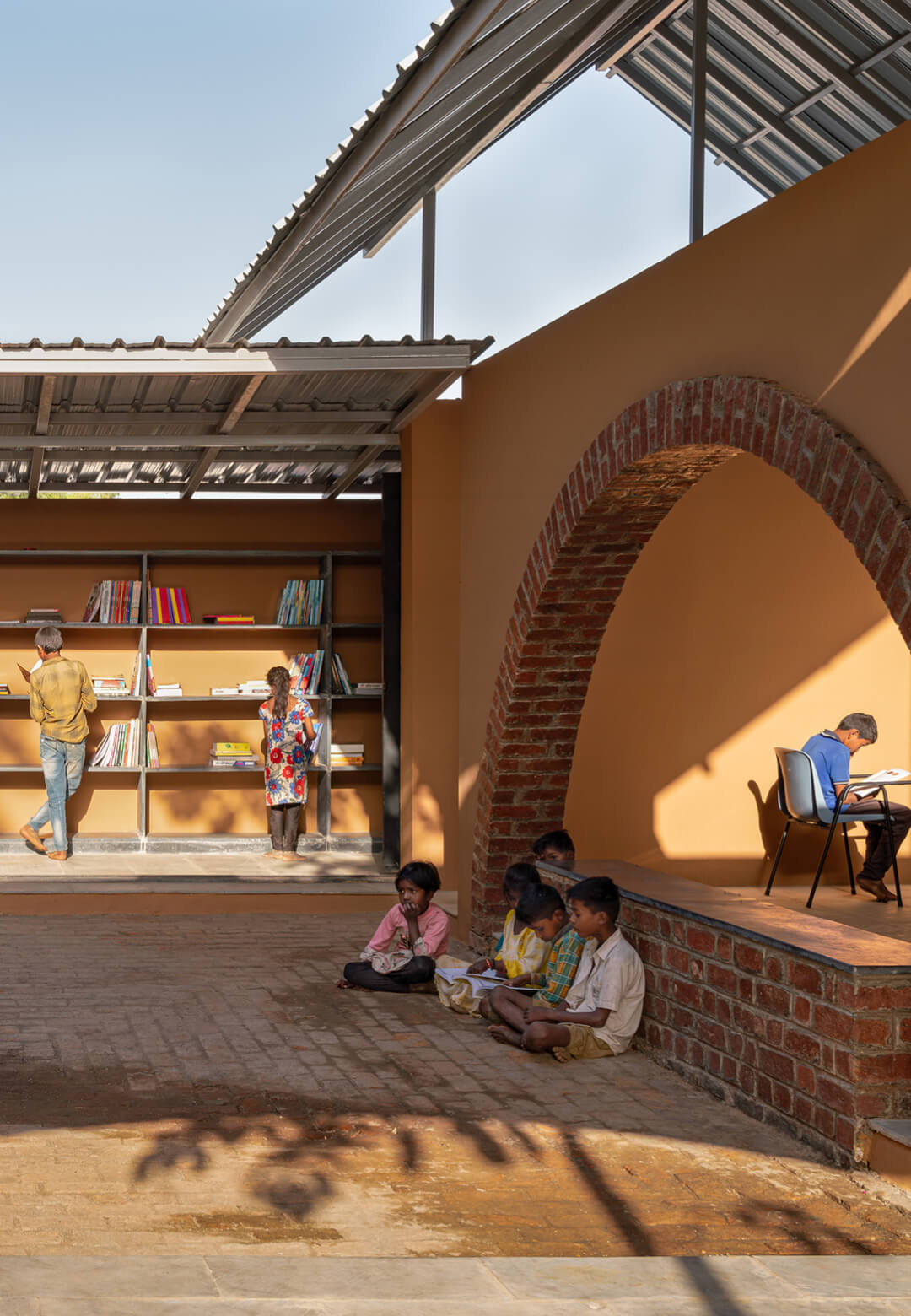 PK_iNCEPTiON reimagines an old Aanganwadi site into a vibrant learning space for Kochargaon village | Rural Library | PK_iNCEPTiON | STIRworld
