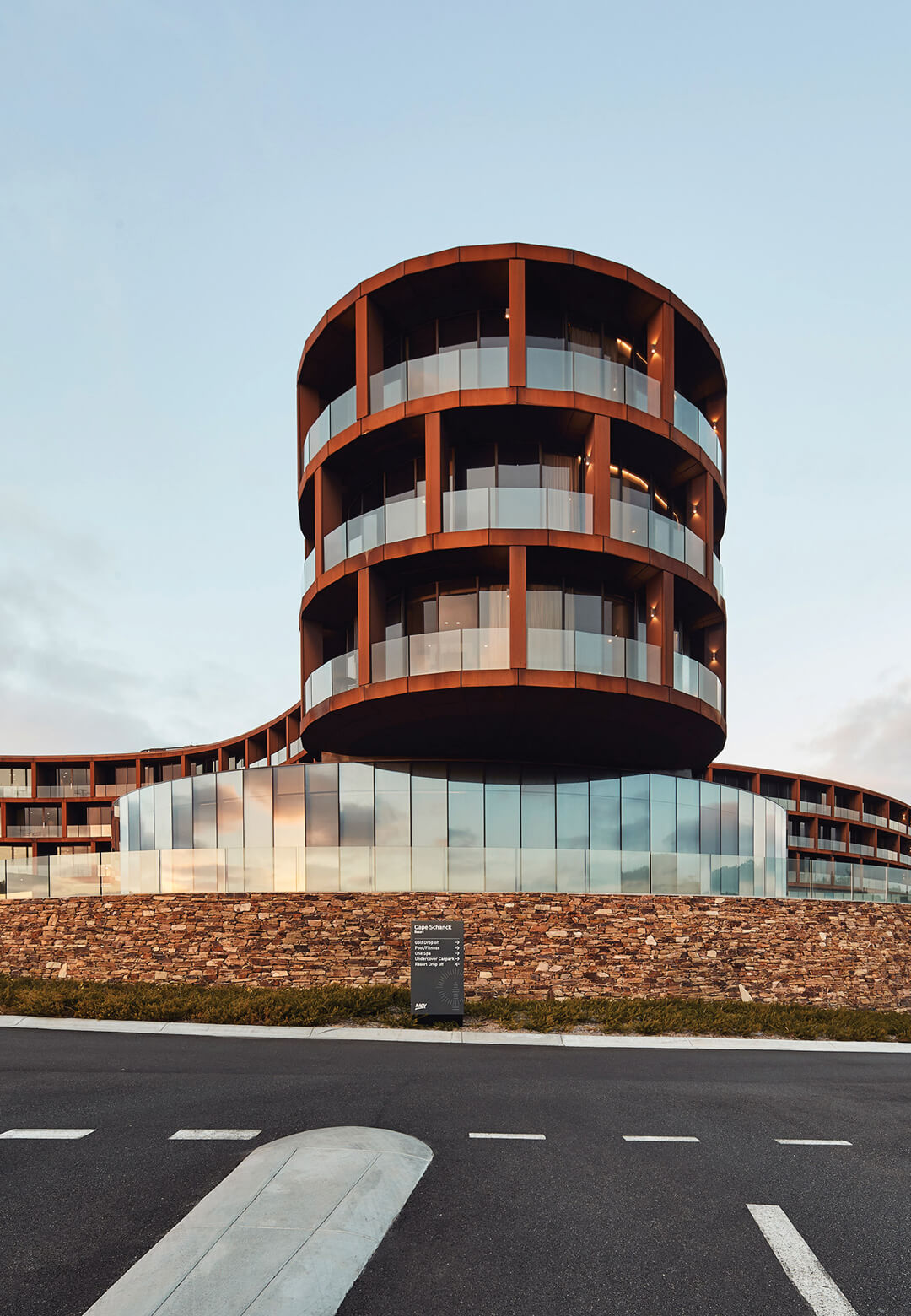 The RACV Cape Schnack Resort in Australia emerges as a response to the nearby shoreline’s rugged nature, both in form and finish | RACV Cape Schanck Resort | Wood Marsh | STIRworld