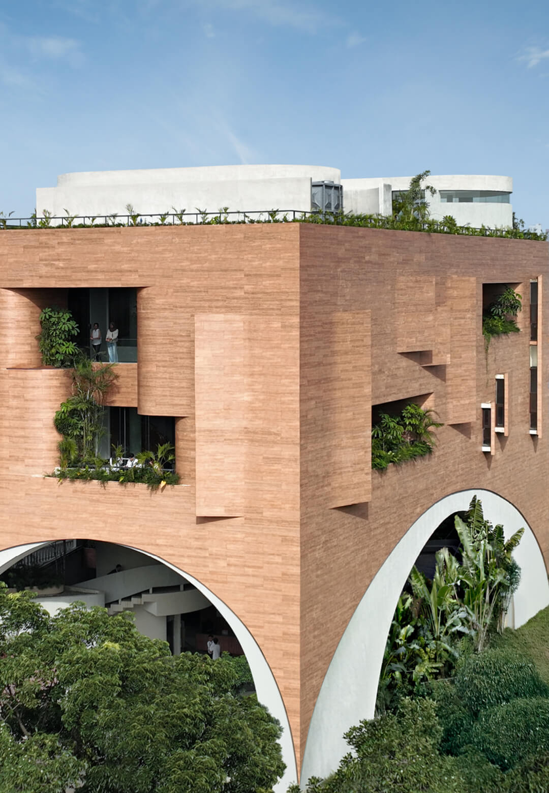 RAD+ar designs Sagehaus Office Garden in West Jakarta, describing it as a &lsquo;dome of wind&rsquo; | Sagehaus Office Garden | RAD+ar | STIRworld