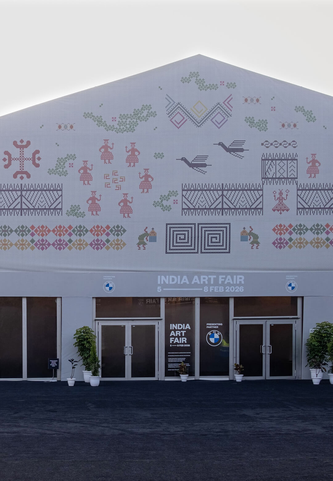 Exterior view of India Art Fair 2026 | India Art Fair 2026 | STIRworld