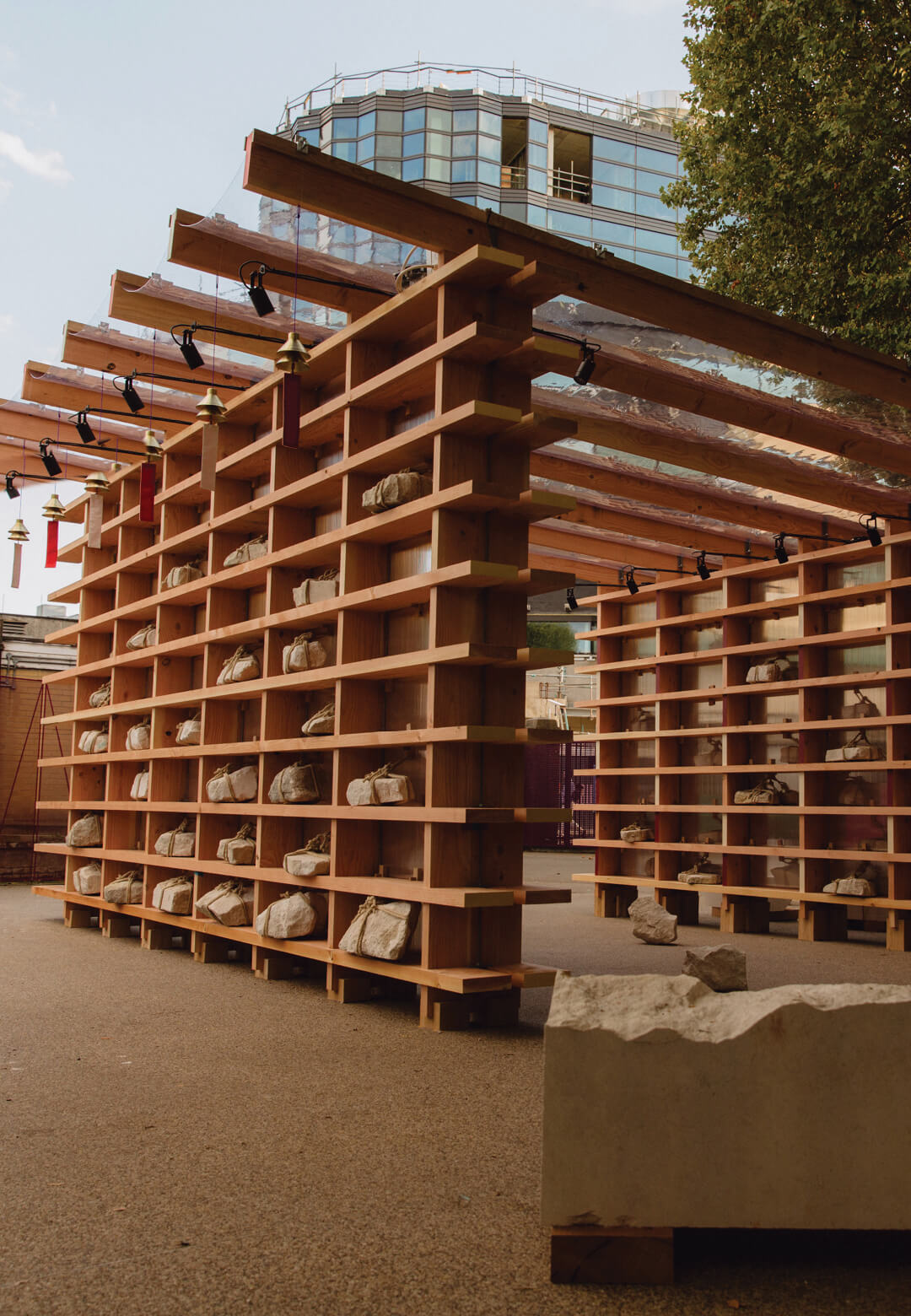 Rio Kobayashi’s first London Design Festival pavilion adopts a modular approach to building | Off The Shelf by Rio Kobayashi and Webb Yates Engineers | STIRworld